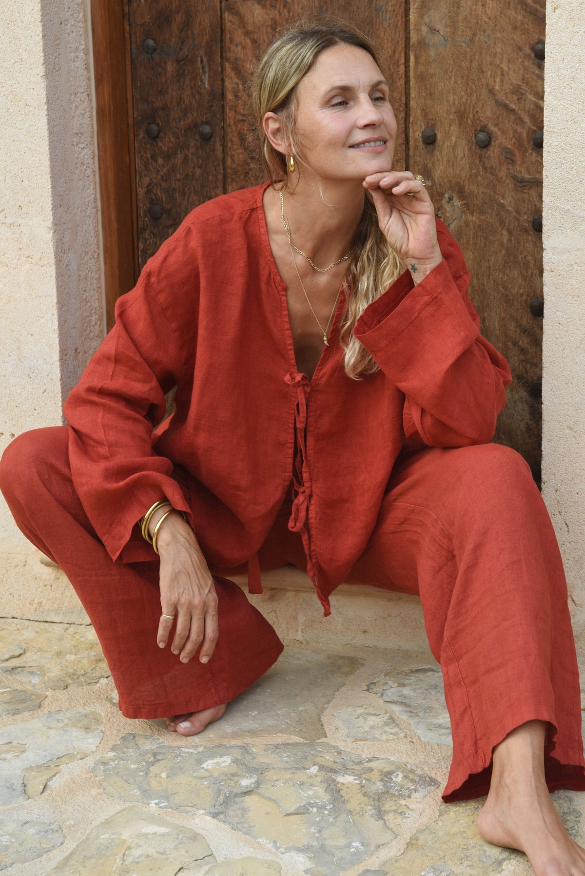 The Amber Blouse // Pomegranate