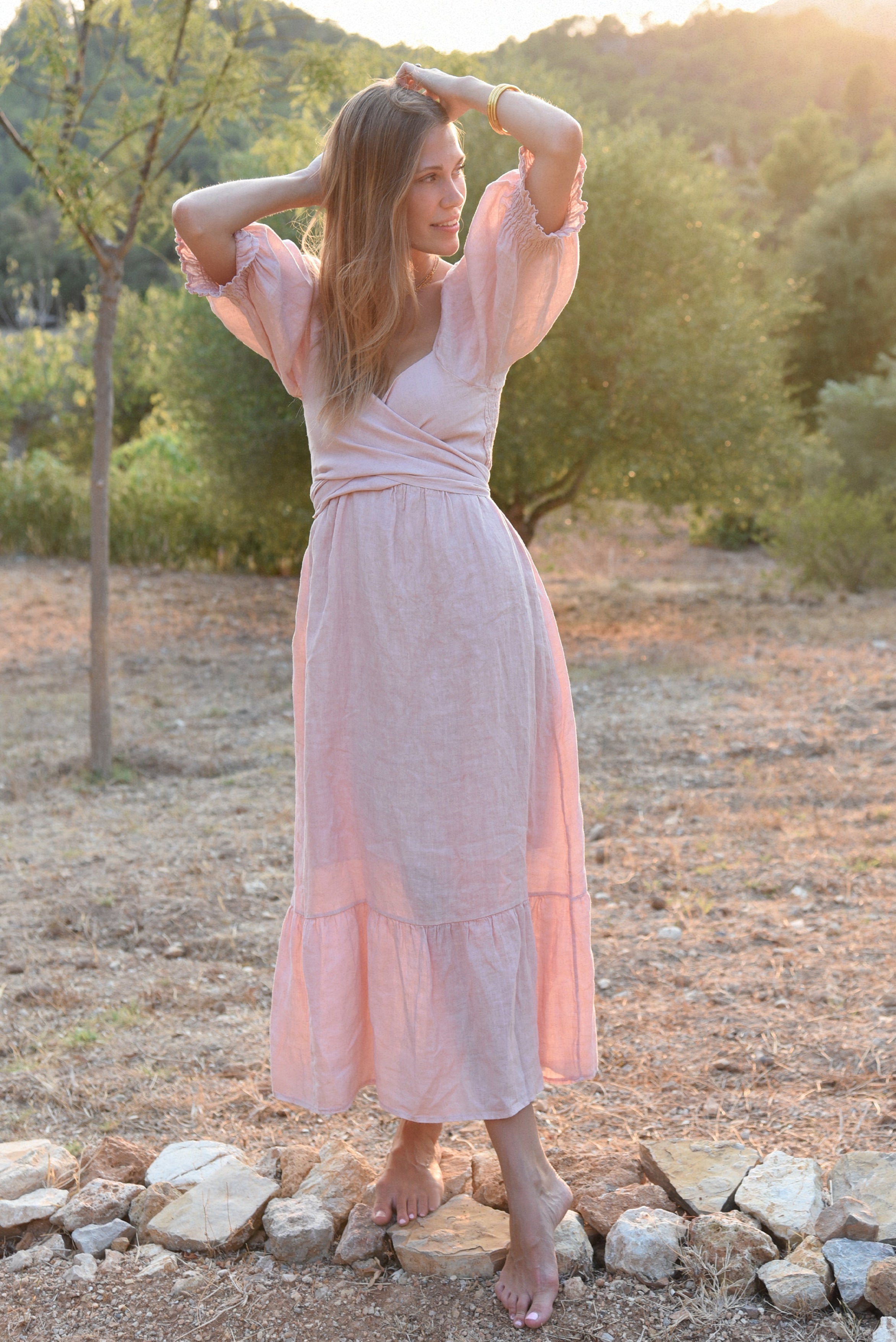 The Savannah Dress // Blush
