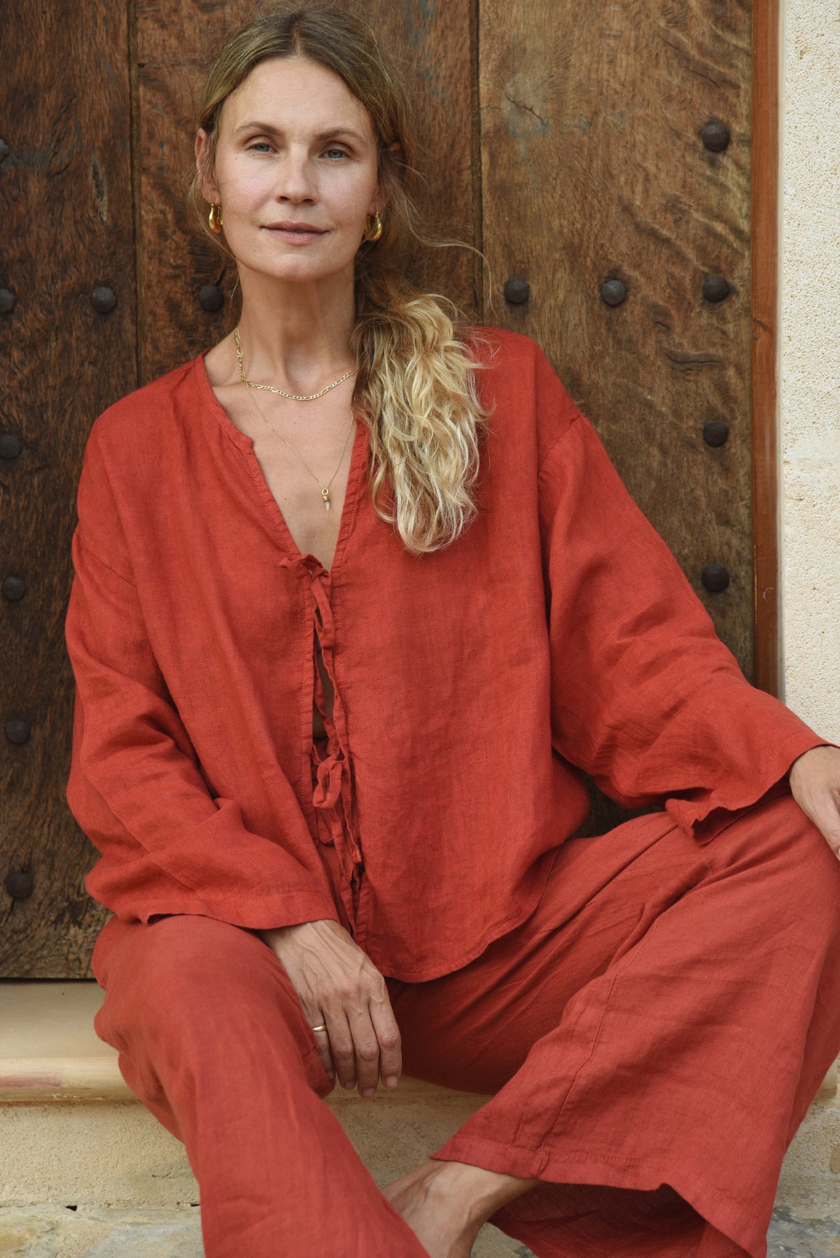 The Amber Blouse // Pomegranate