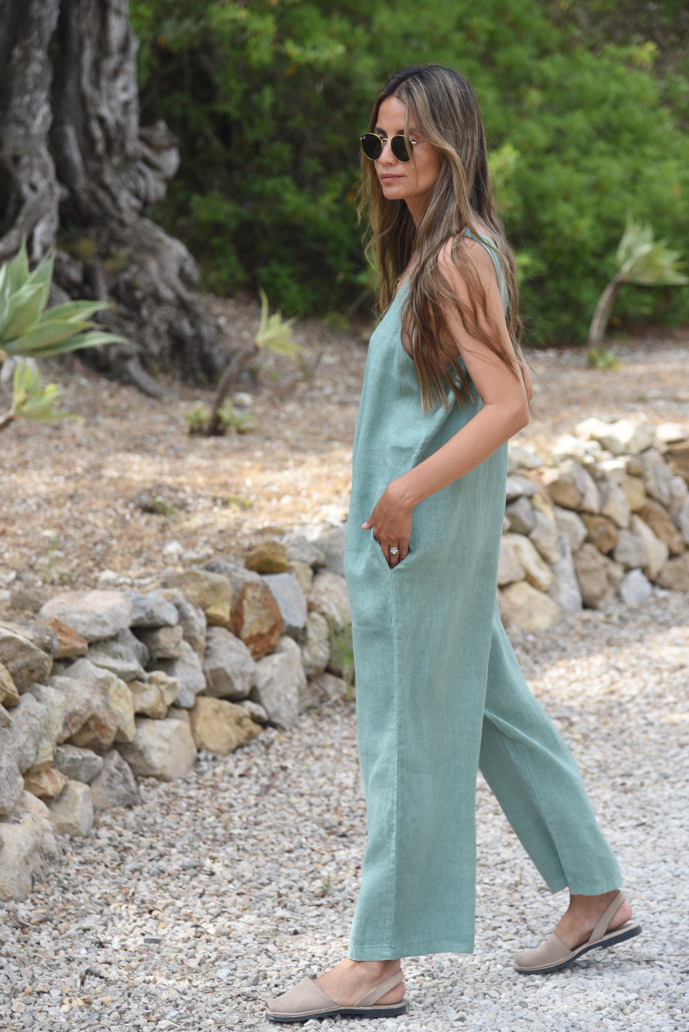 The Poppy Jumpsuit // Lagoon