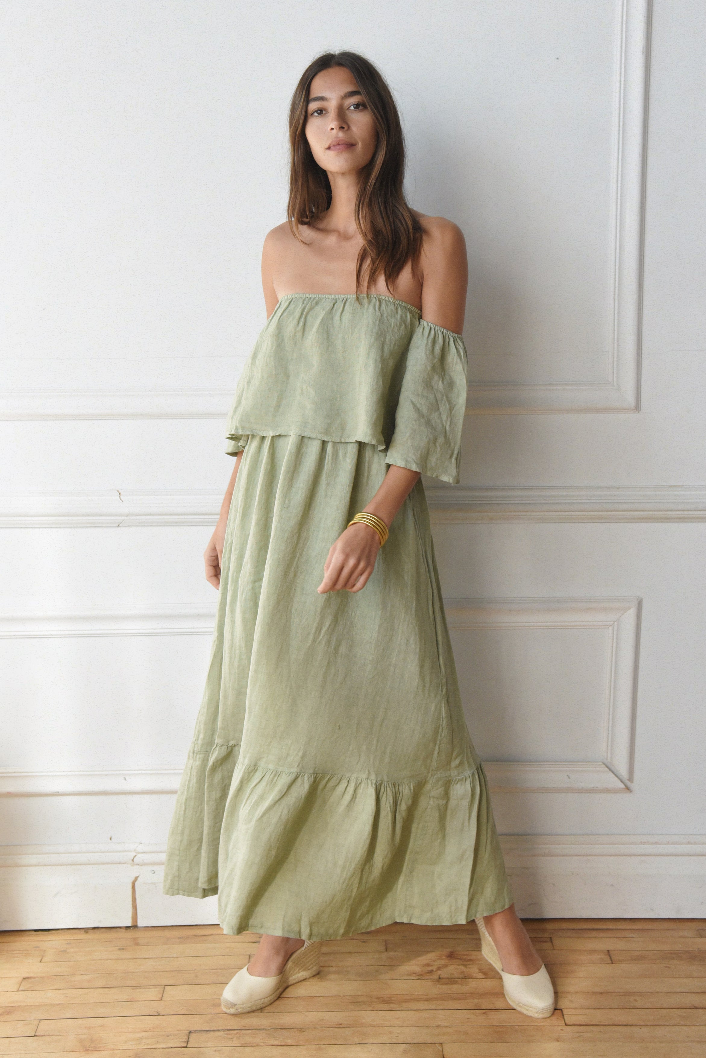 The Baila Dress // Sage