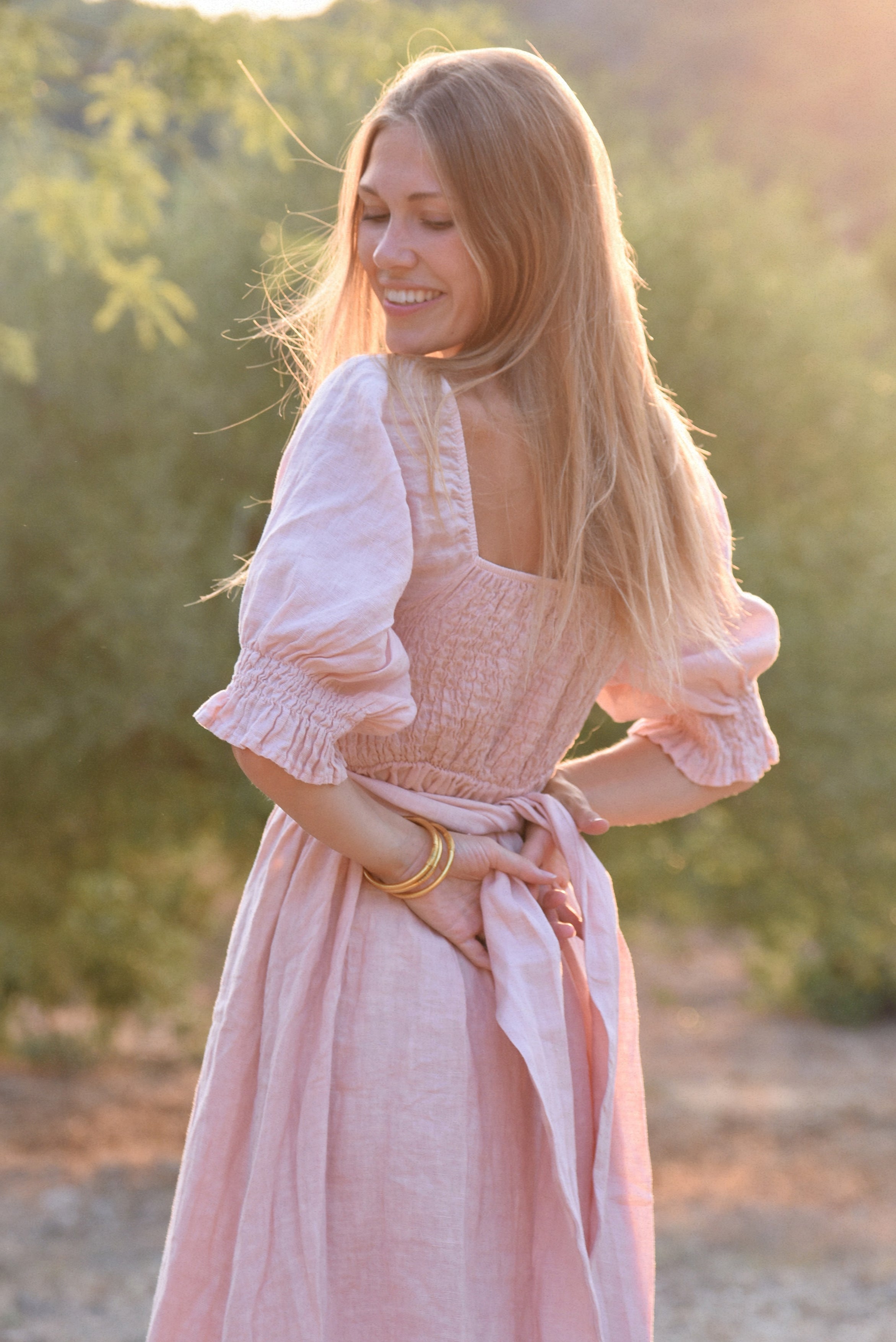 The Savannah Dress // Blush