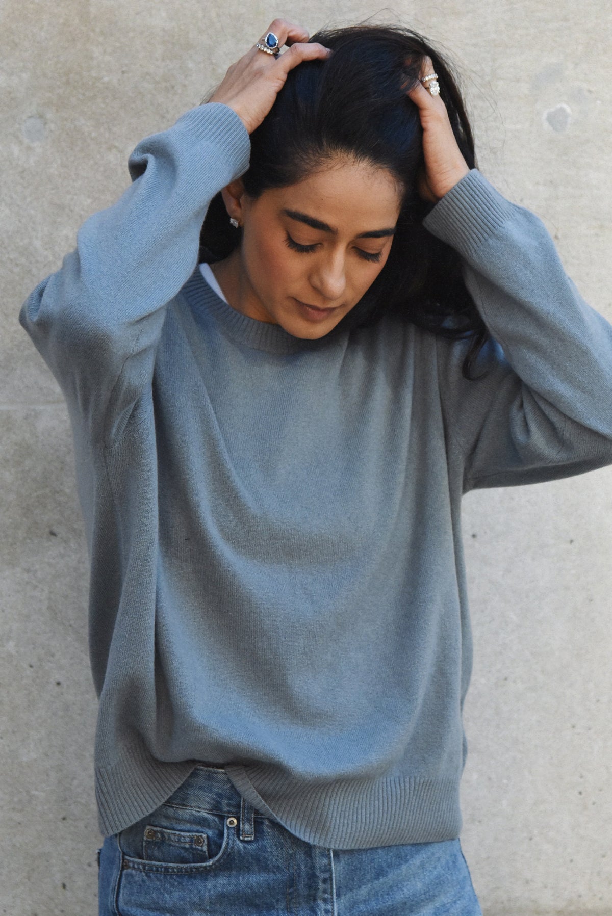 The Cashmere Cove Crew Neck // Yoli