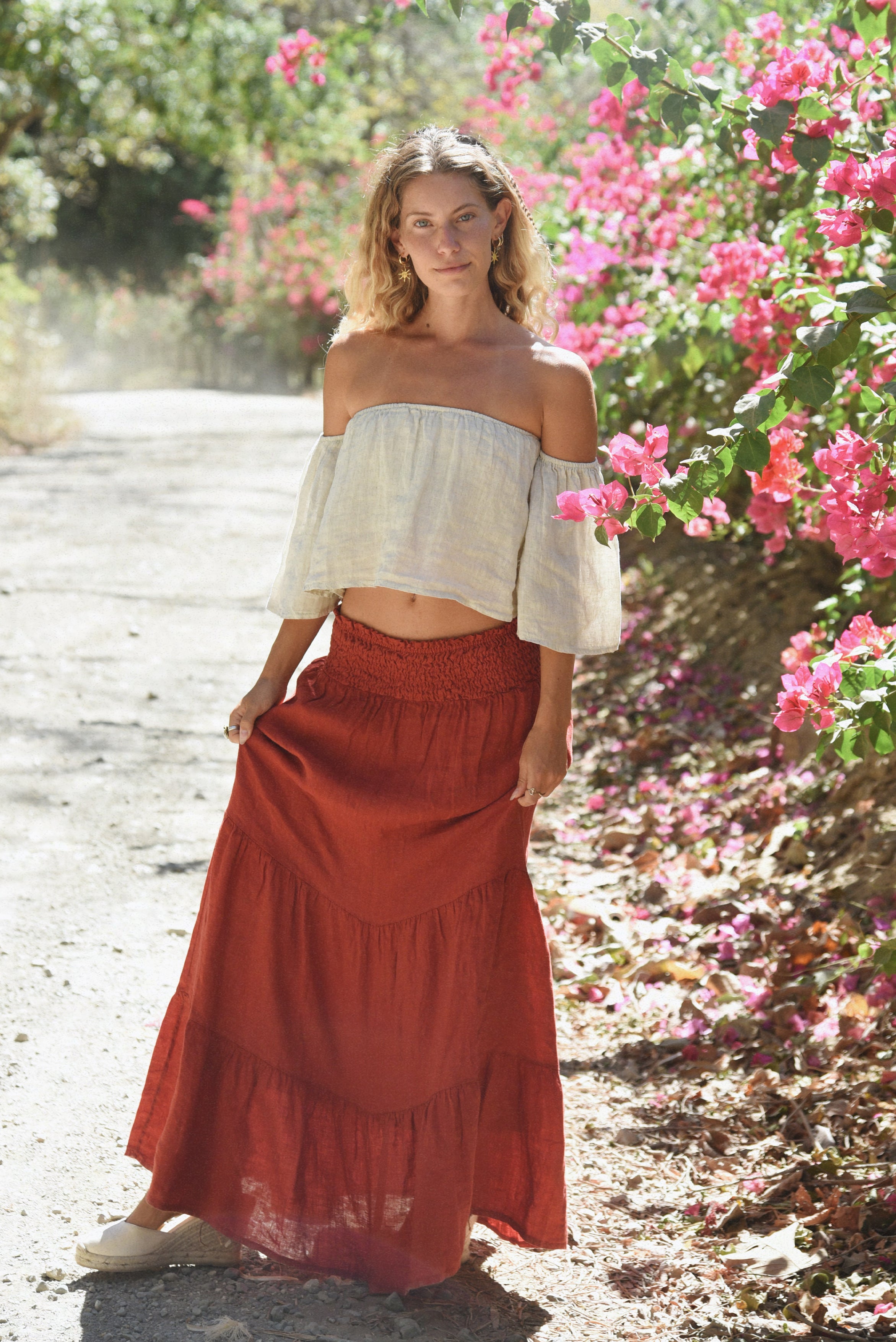 The Florence Skirt // Pomegranate