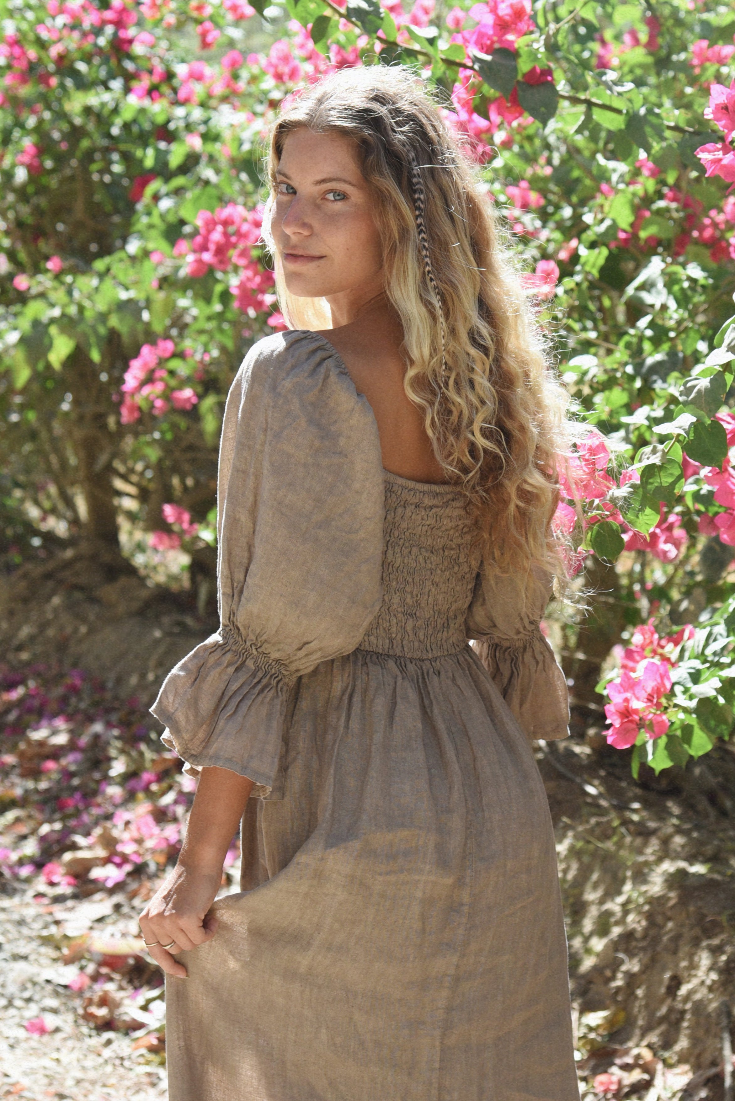 The Deia Dress // Taupe