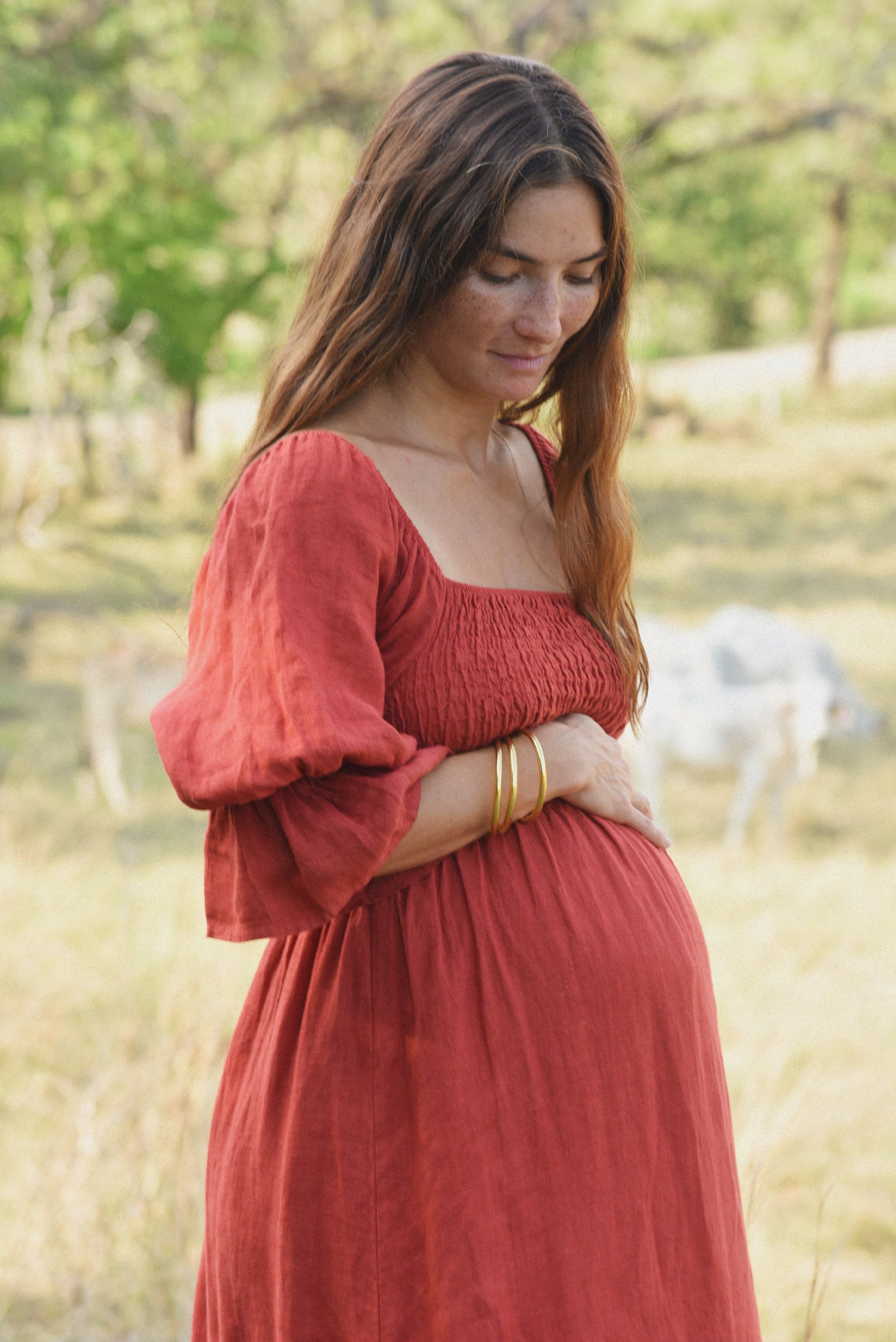 The Deia Dress // Pomegranate