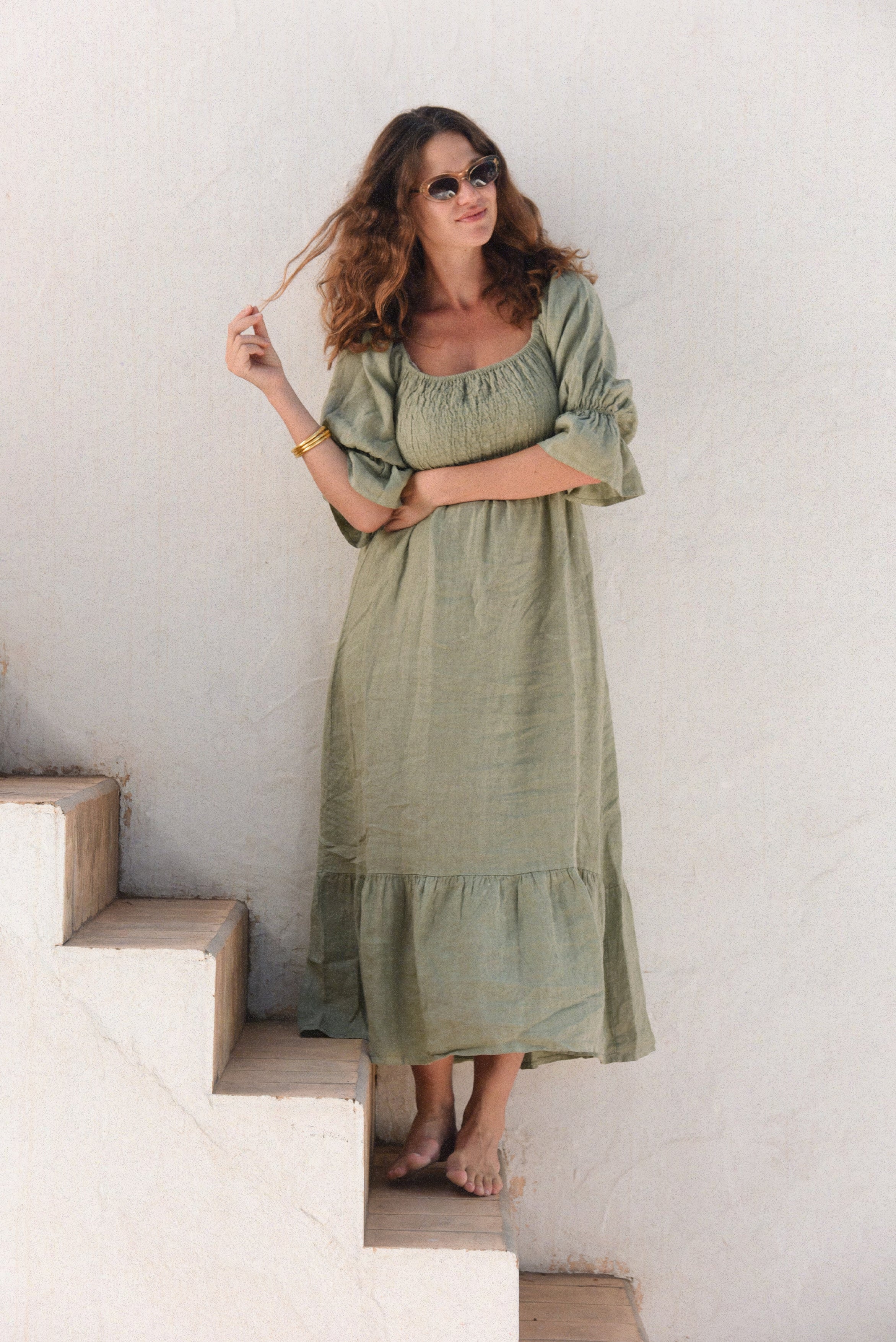 The Deia Dress // Sage