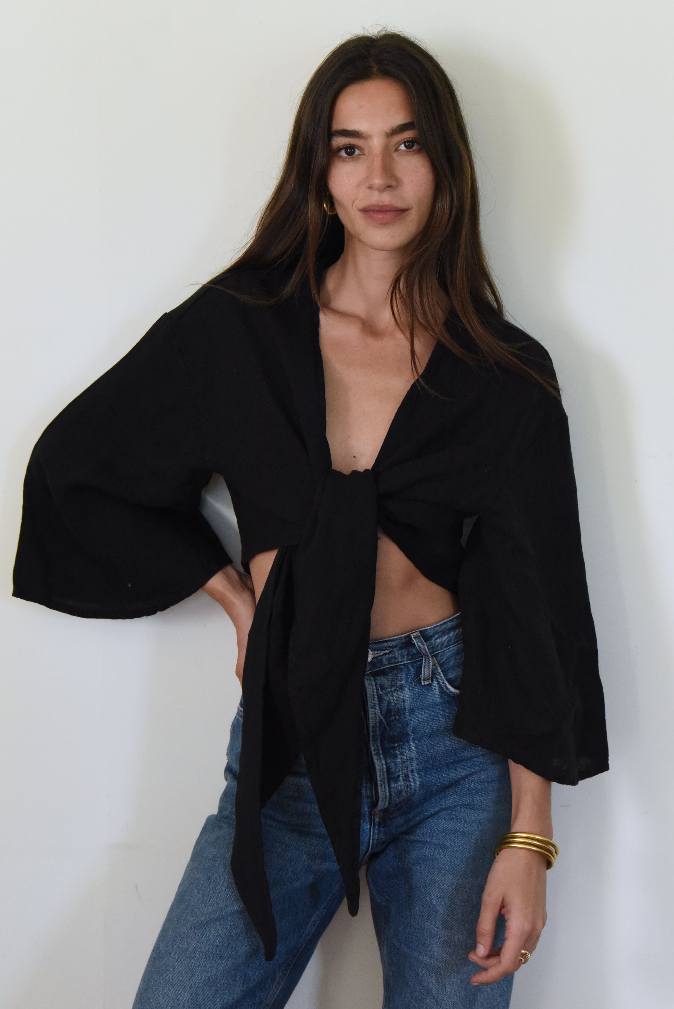 The Faye Blouse // Noir