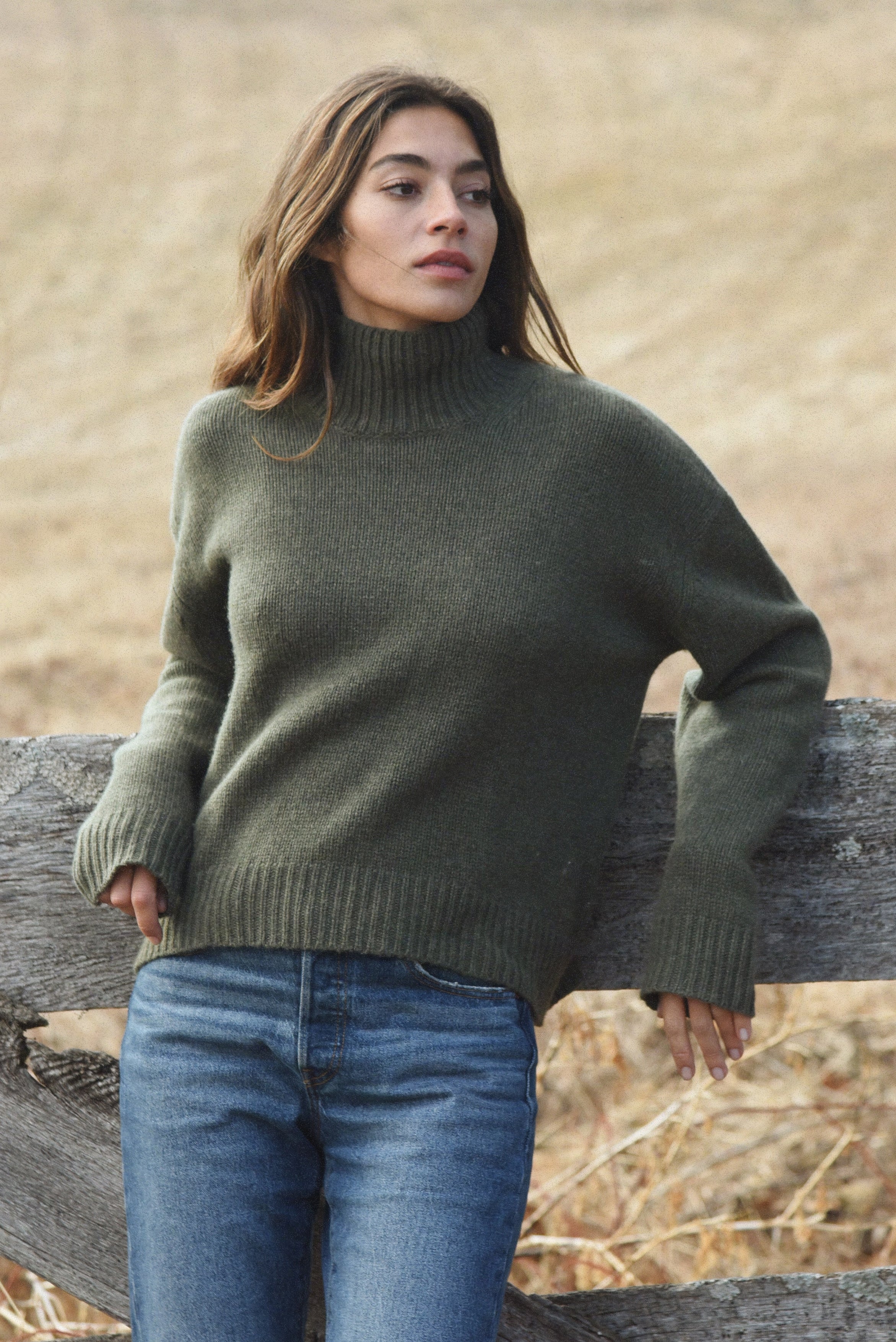 The Cashmere Carmel Sweater // Fern
