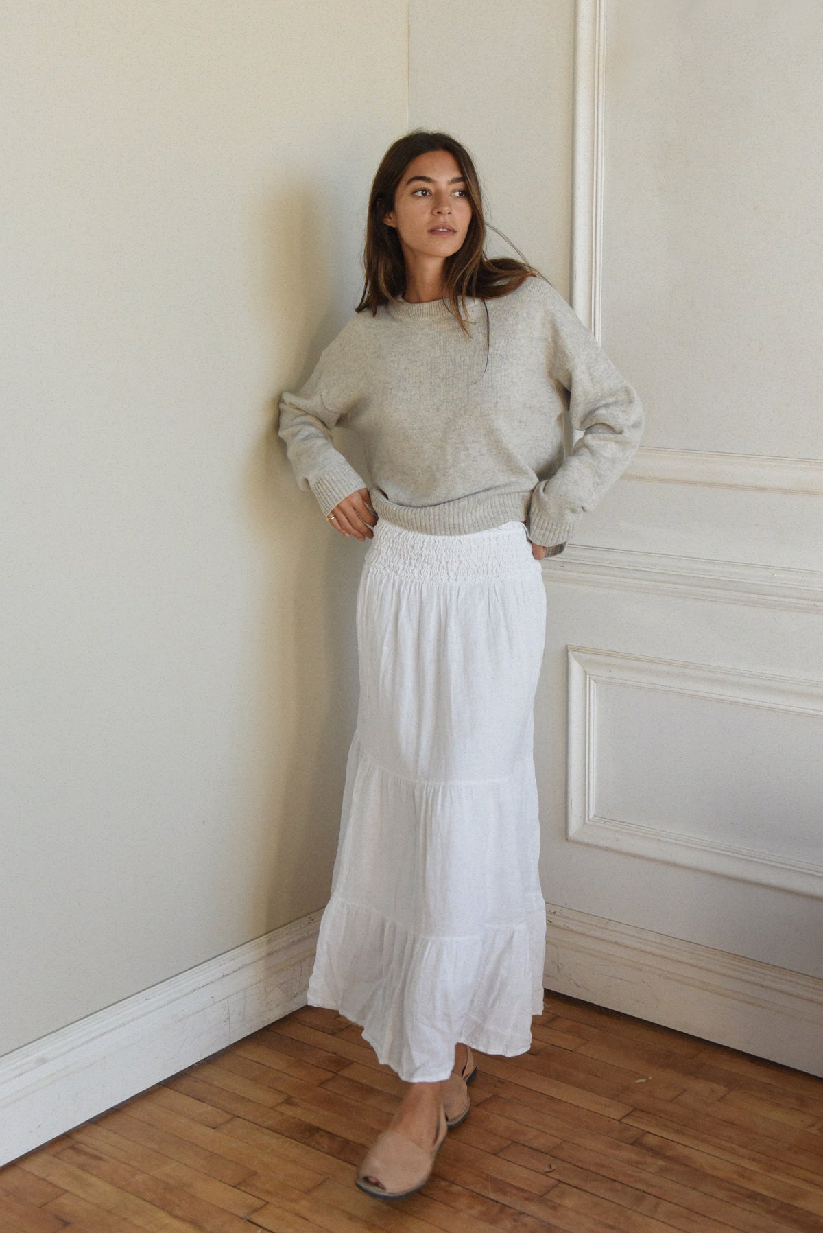 The Florence Skirt // Blanco