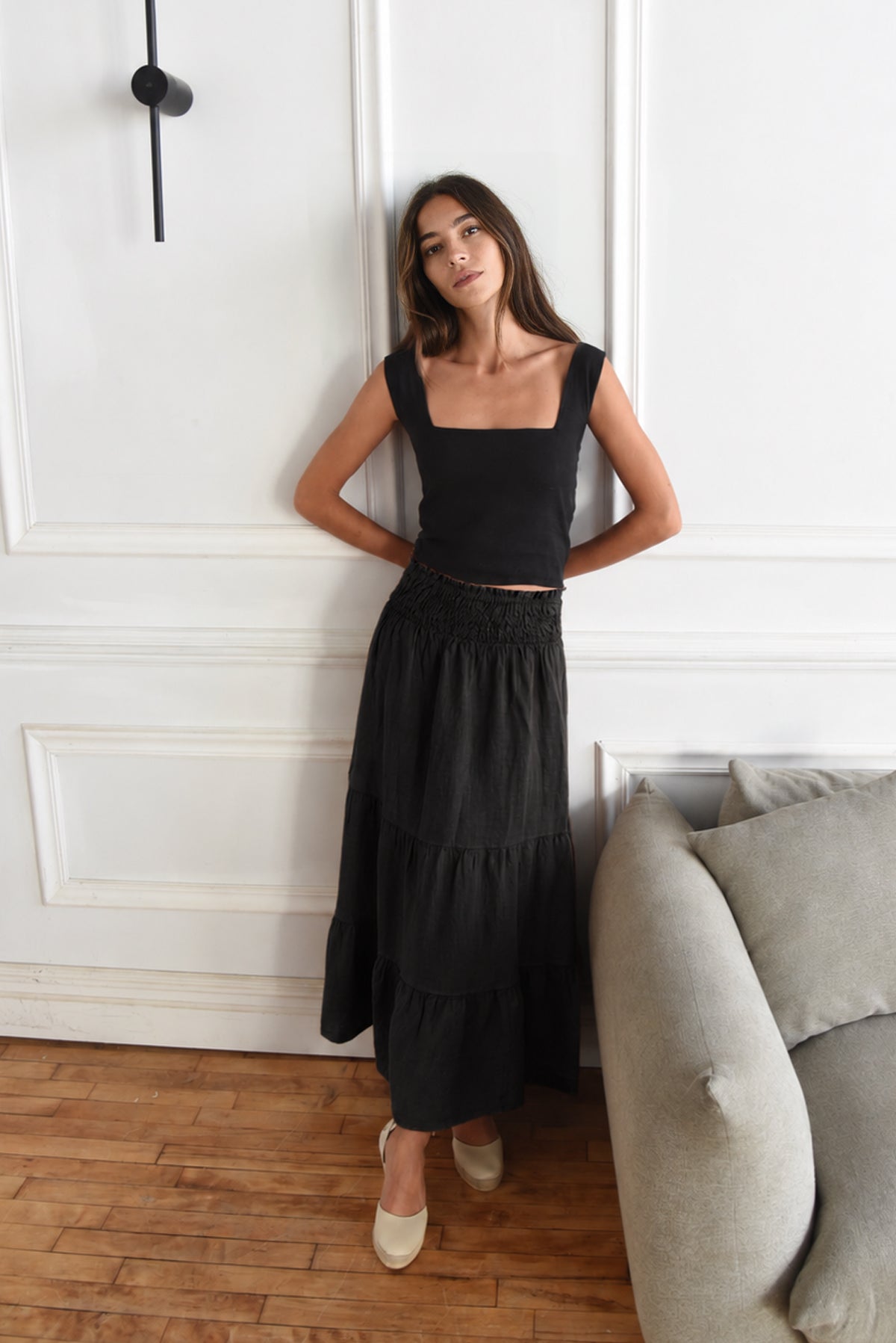 The Florence Skirt // Noir