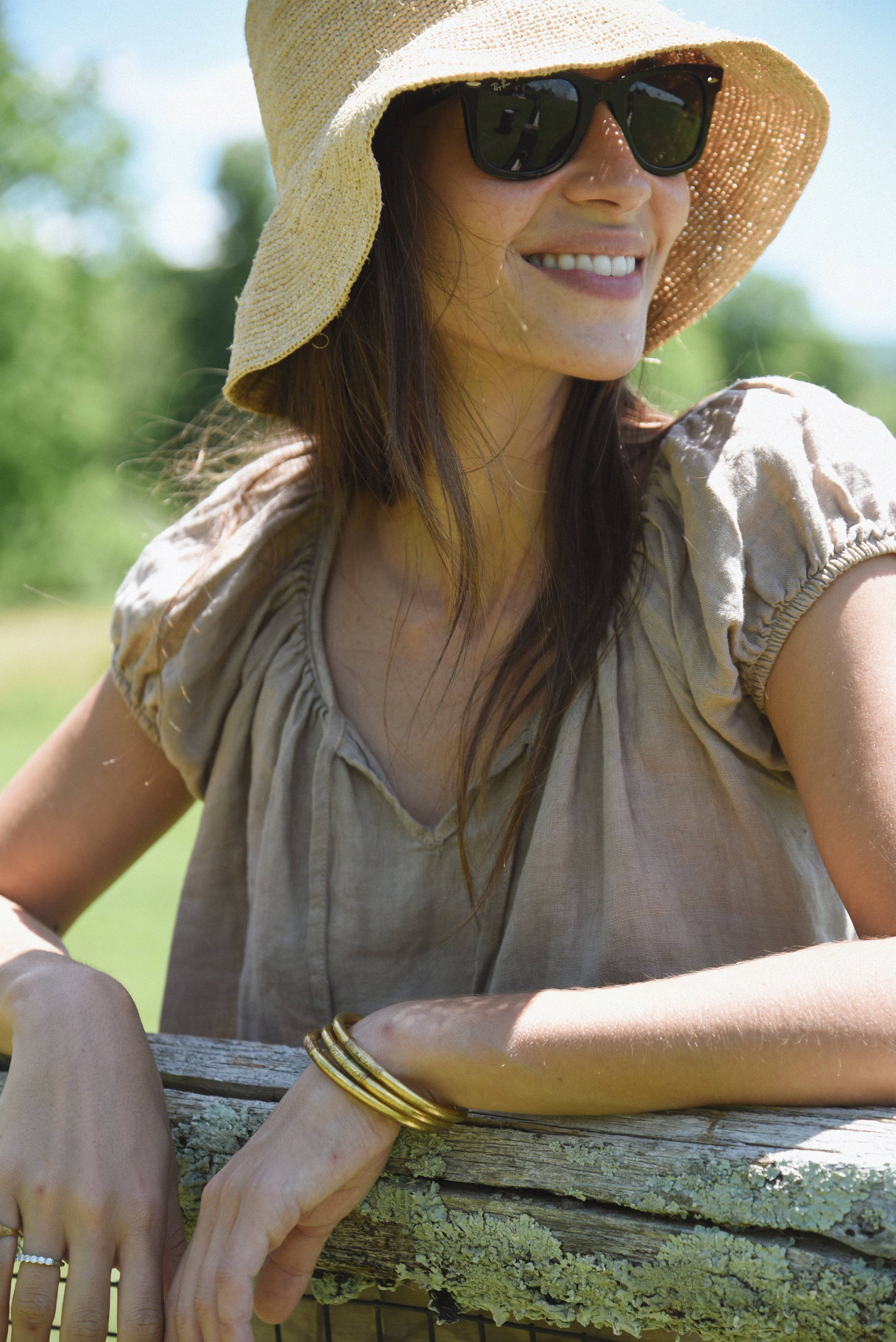 The Carlotta Blouse // Taupe