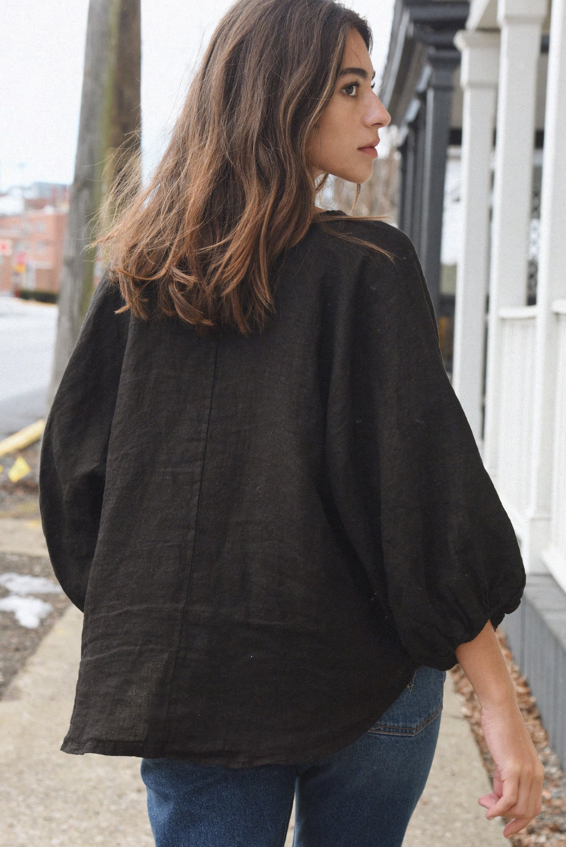 The Lily Blouse // Noir