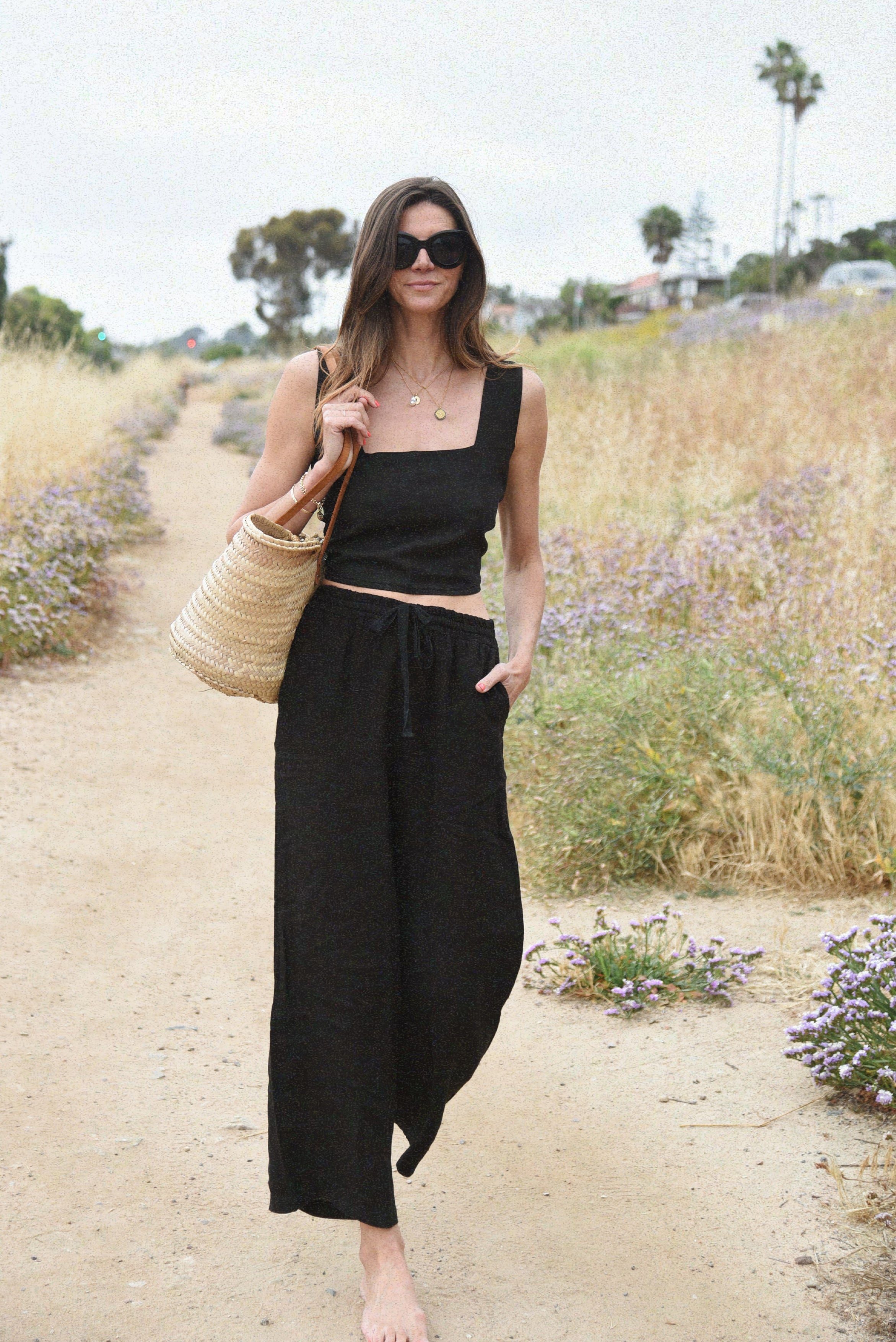 The Positano Top // Noir