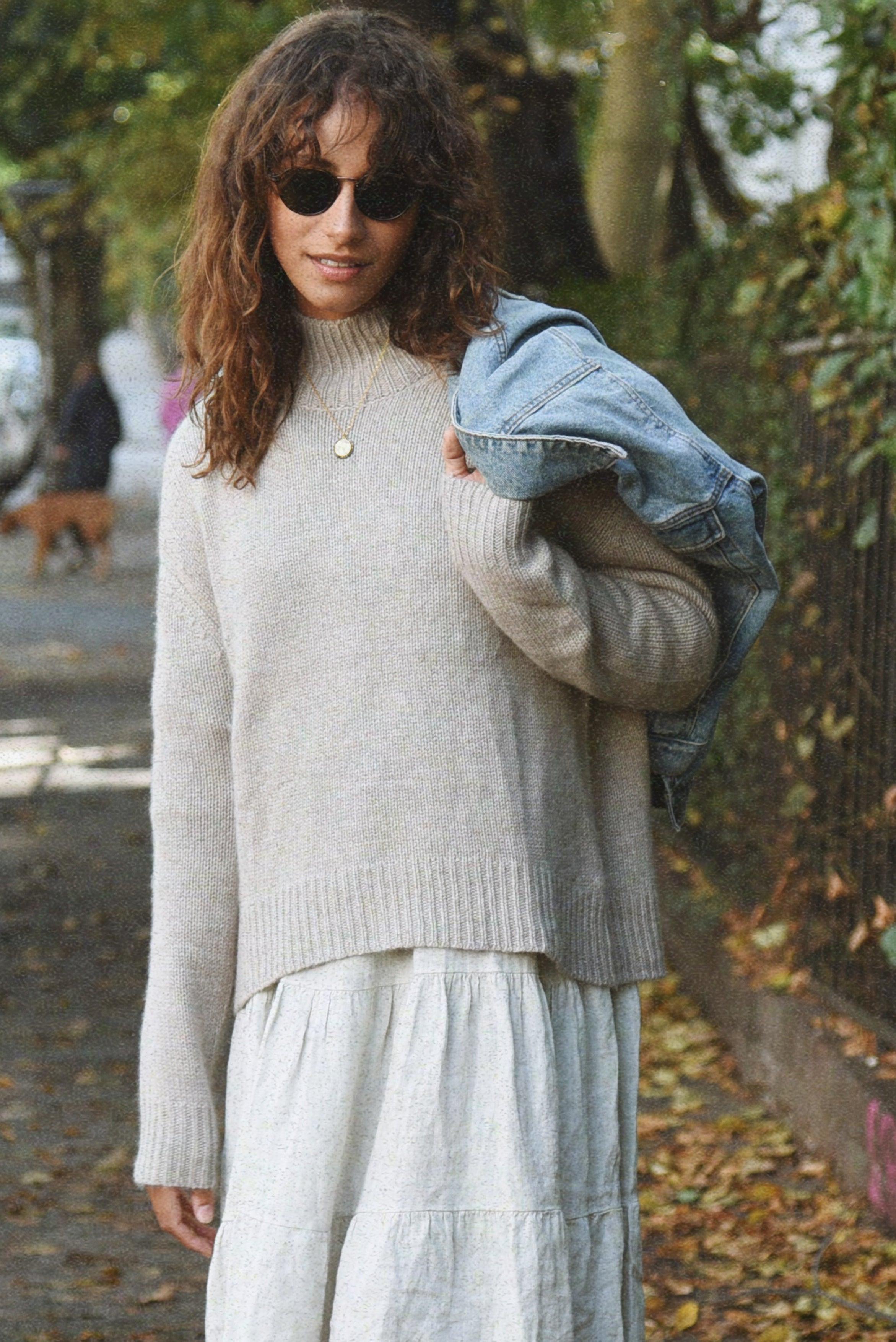 The Cashmere Carmel Sweater // Nutmeg