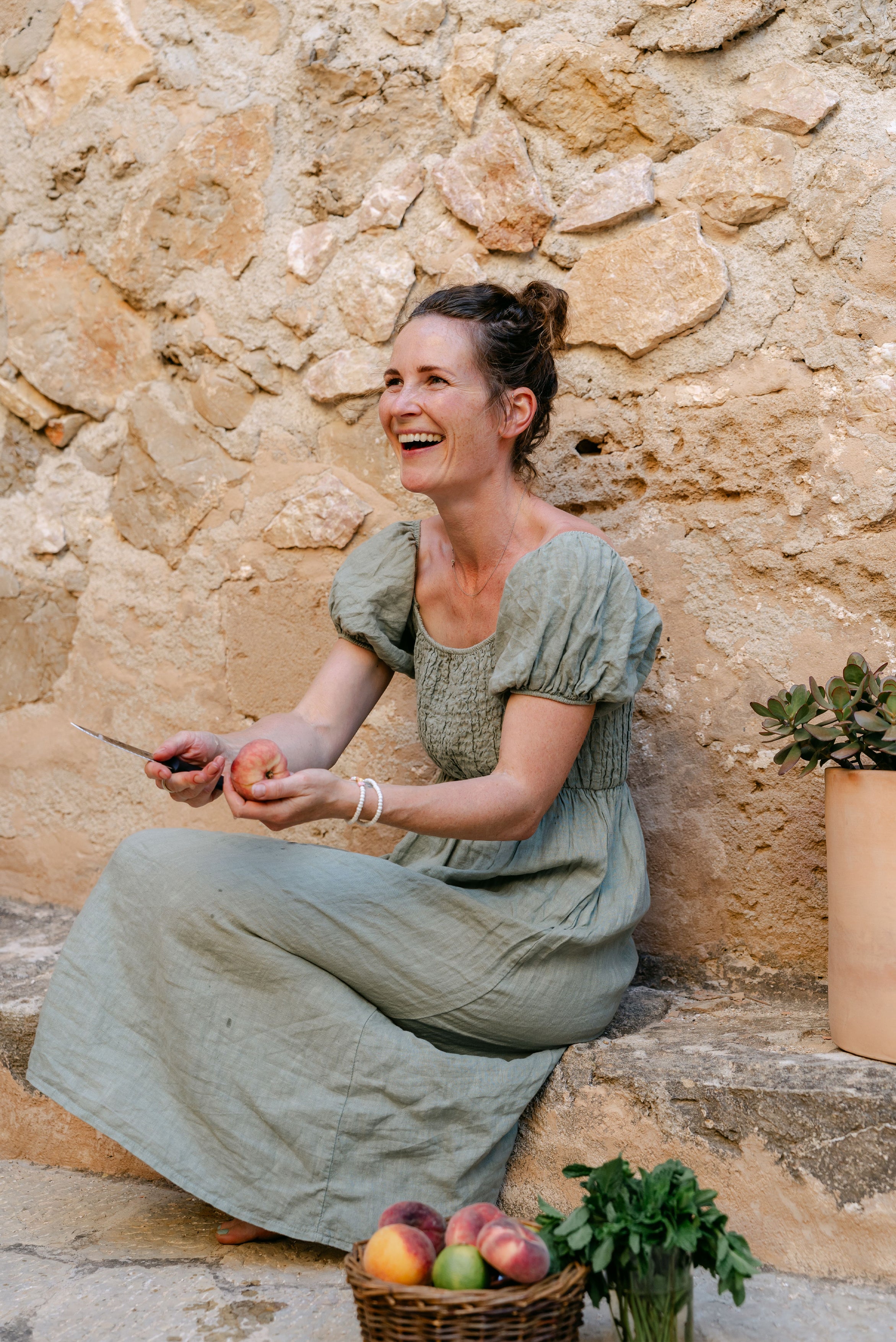 The Menorca Dress // Sage