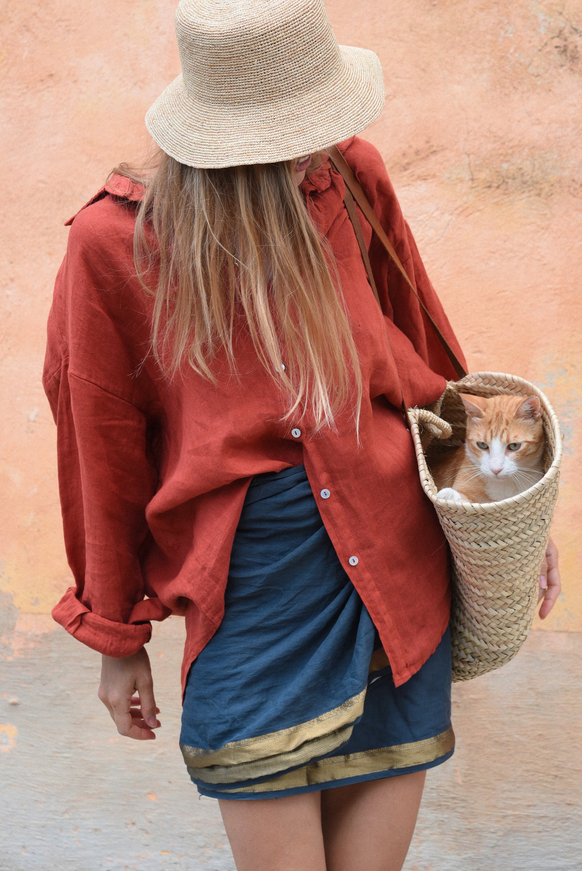 The Palma Shirt // Pomegranate