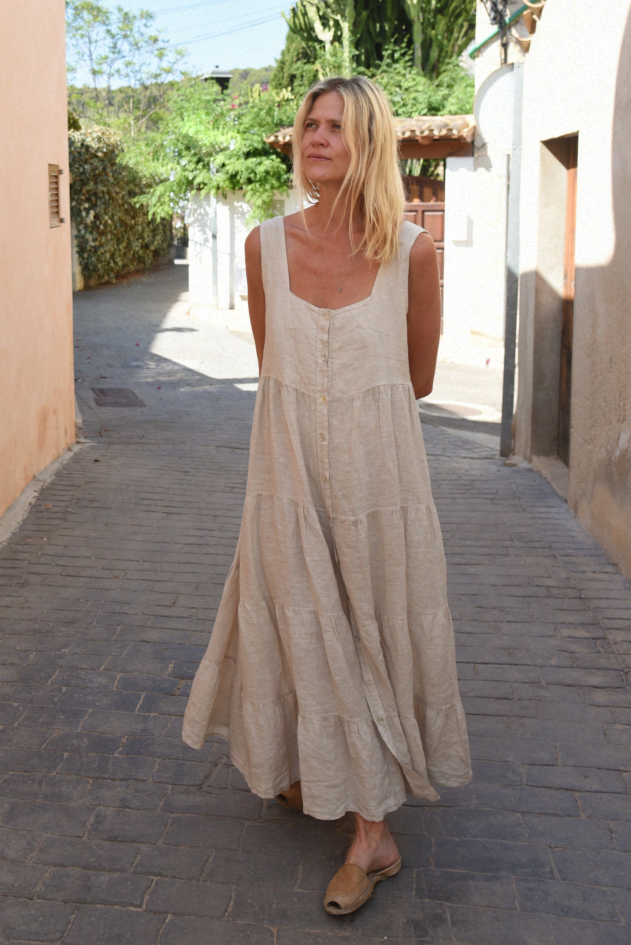 The Willow Dress // Moon L - Linen