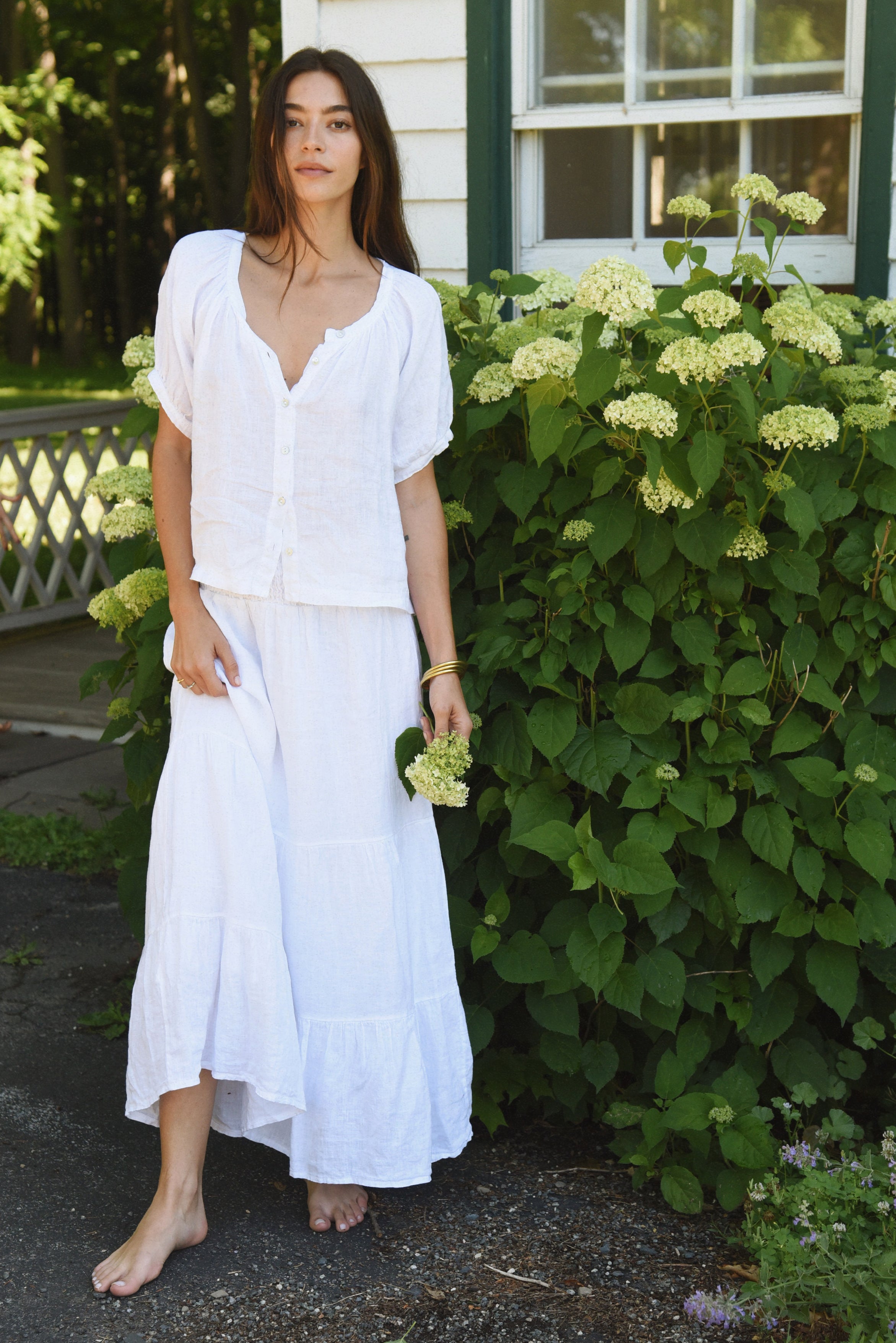The Jade Blouse // Blanco