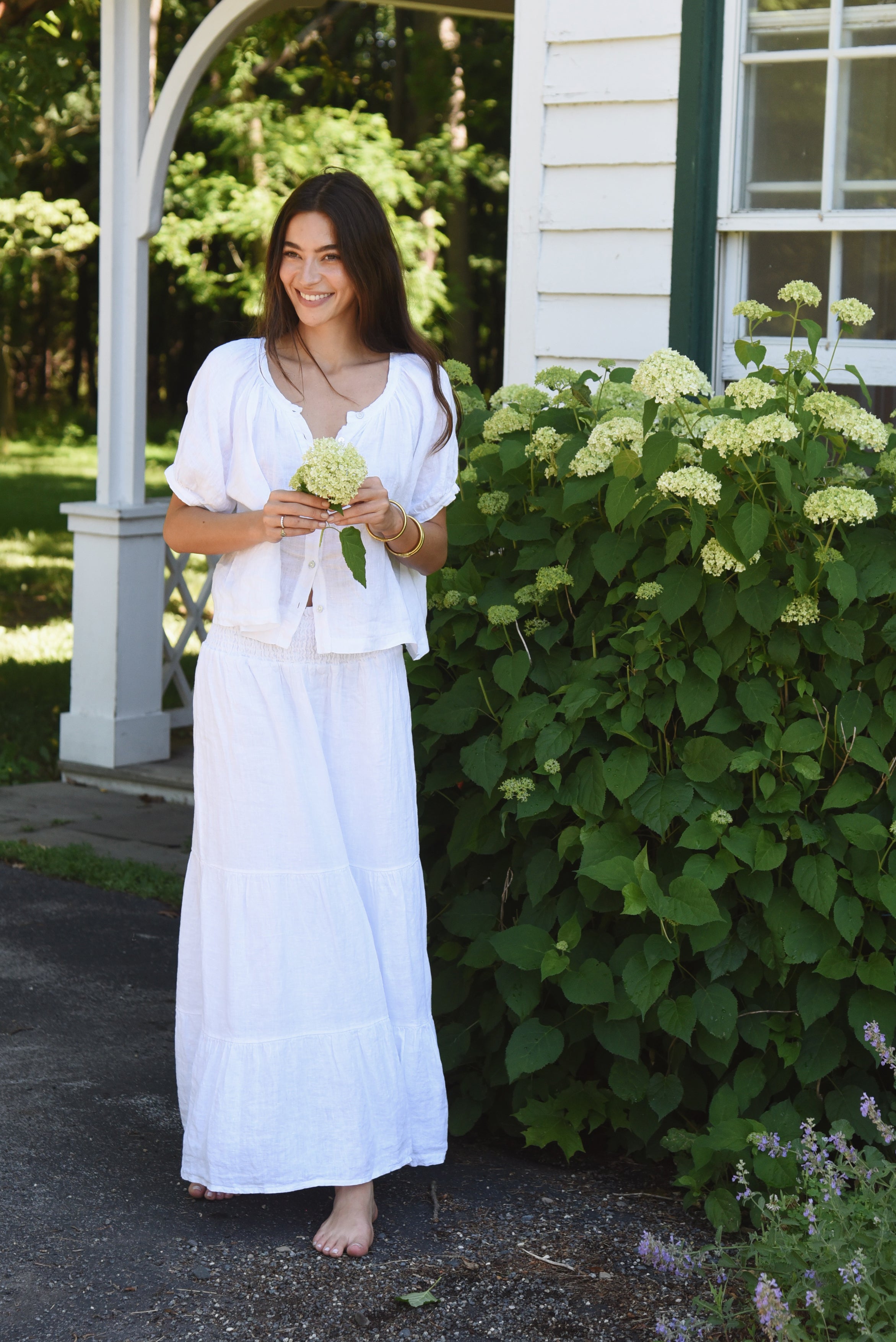 The Jade Blouse // Blanco