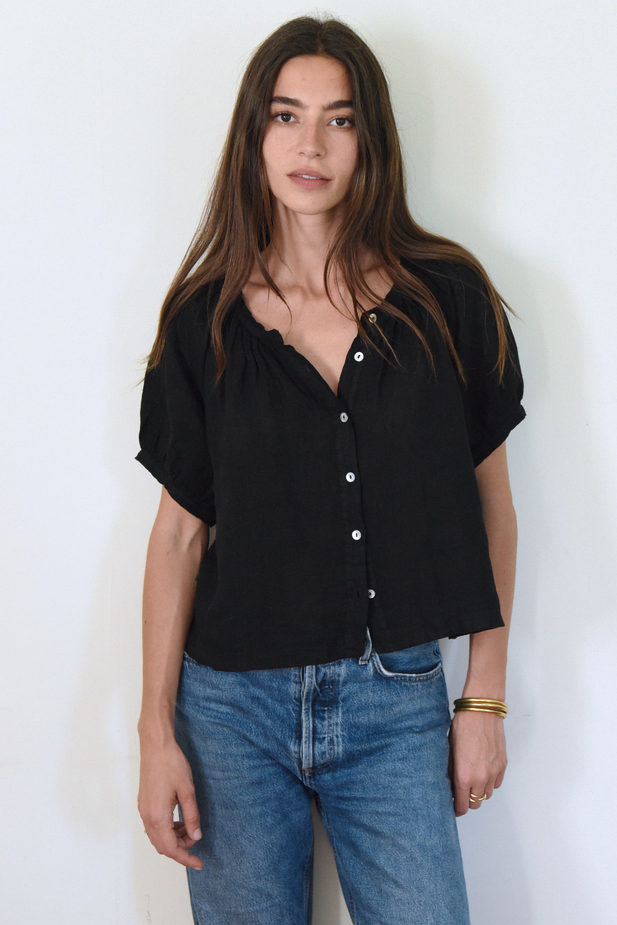 The Jade Blouse // Noir