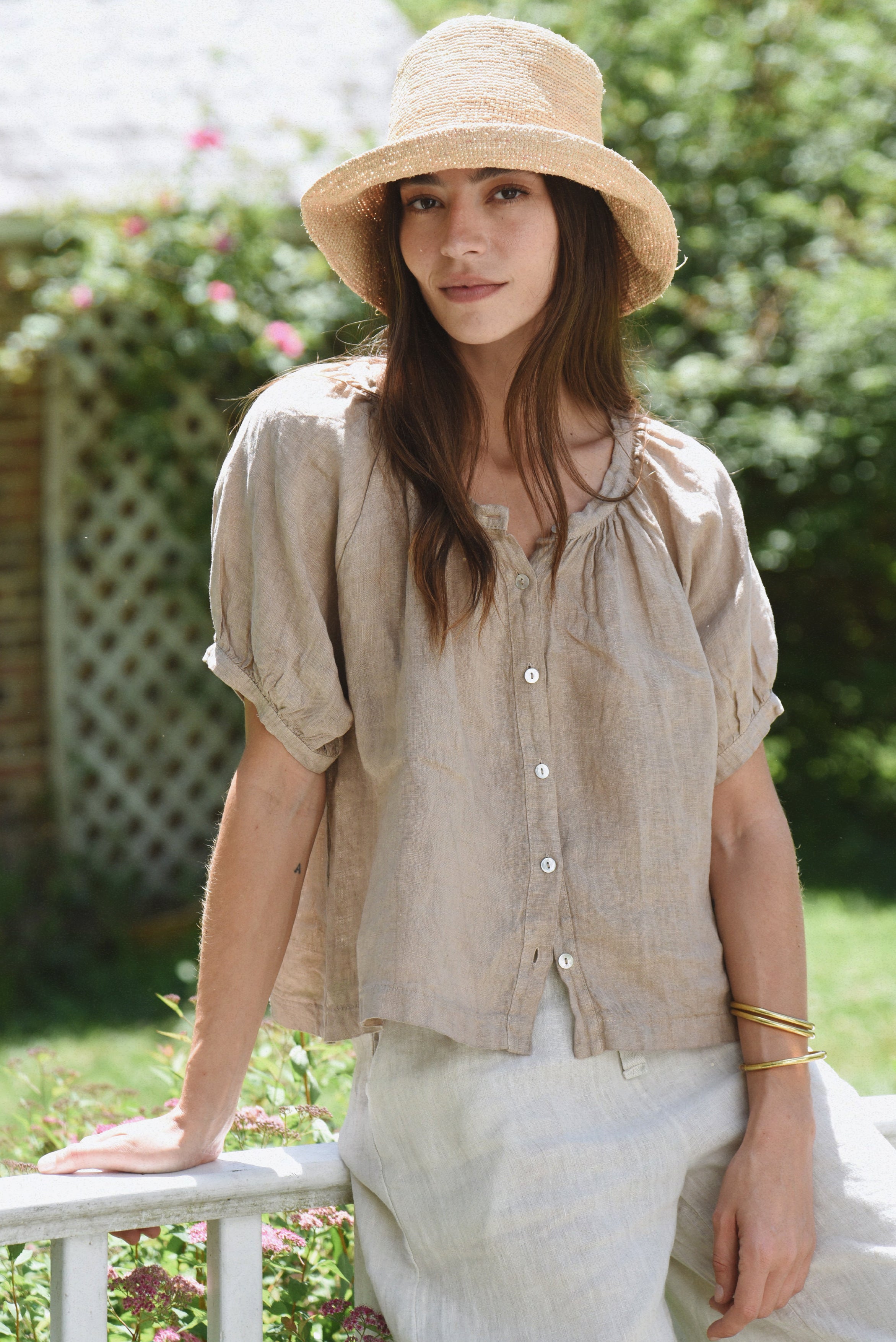 The Jade Blouse // Taupe