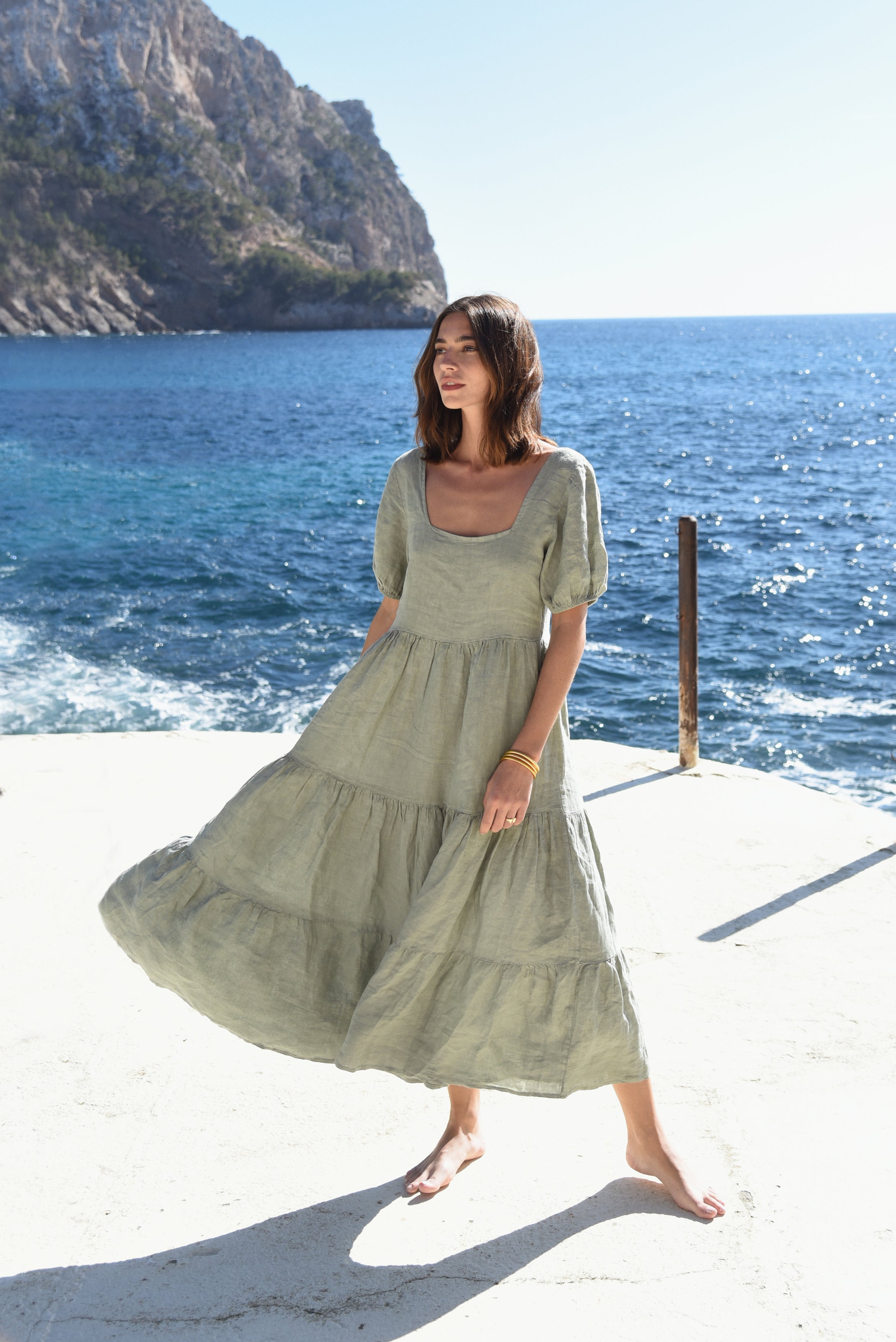 The Paloma Dress // Sage