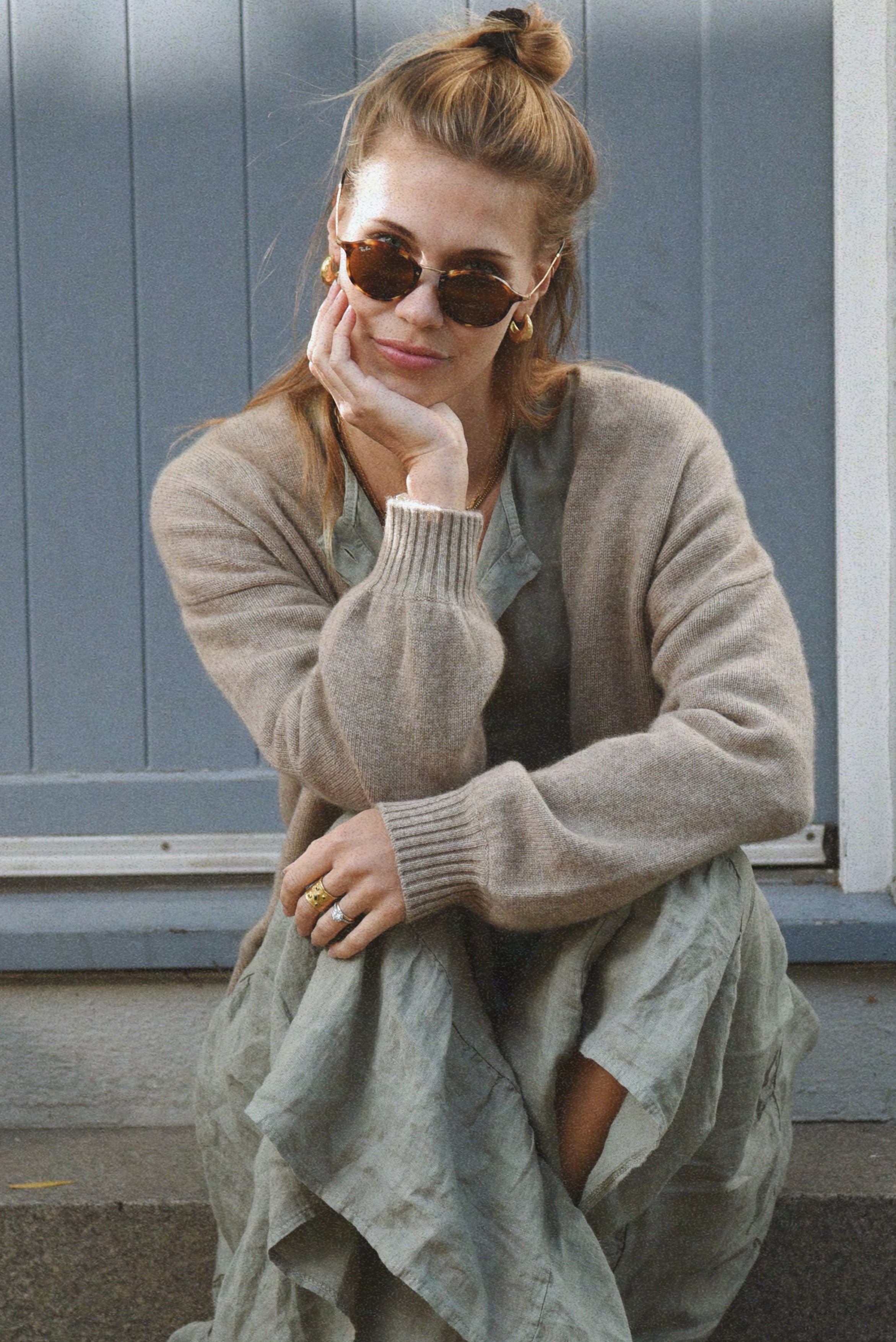 The Cashmere Yaya Cardigan // Rye