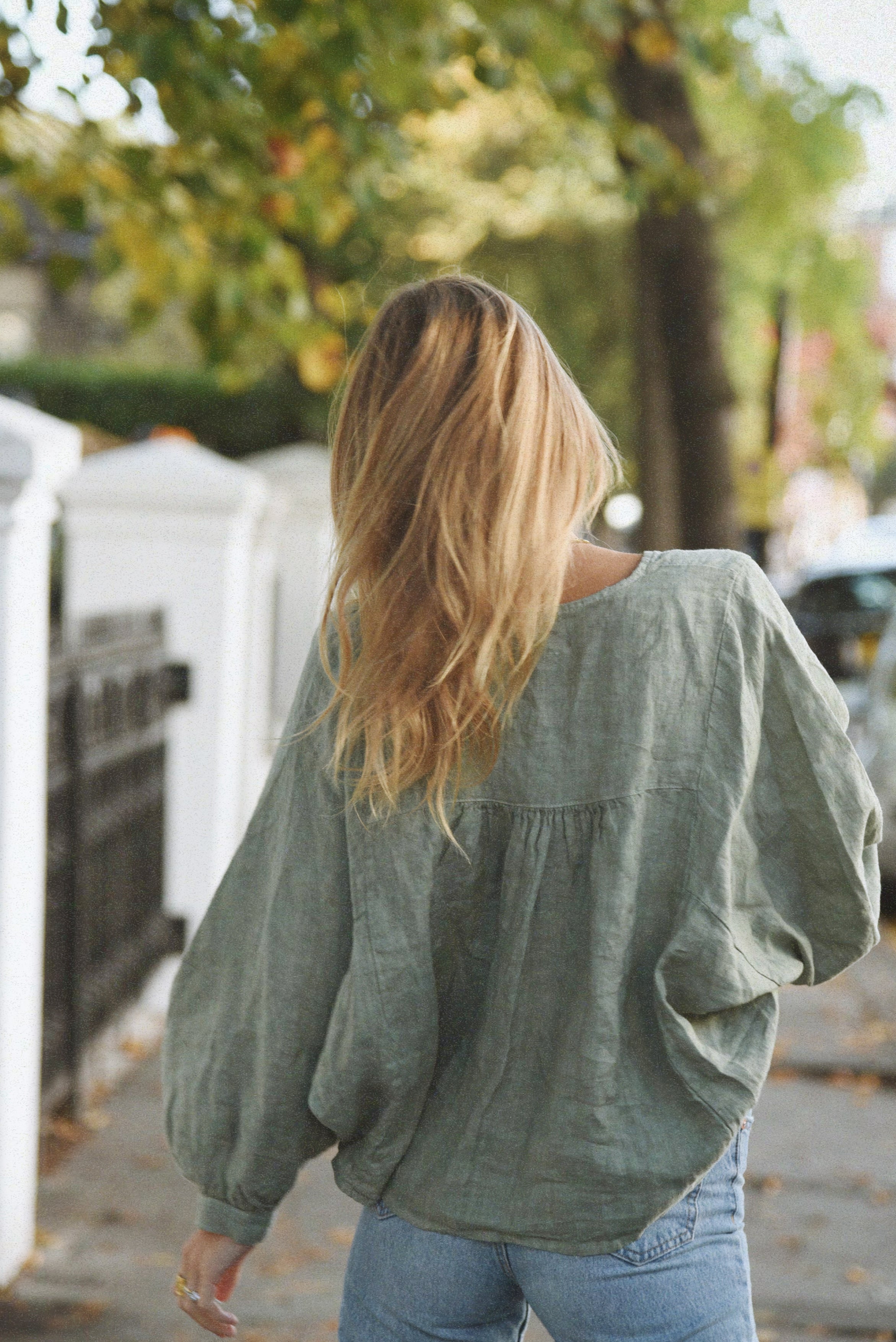 The Meadow Blouse // Eucalyptus