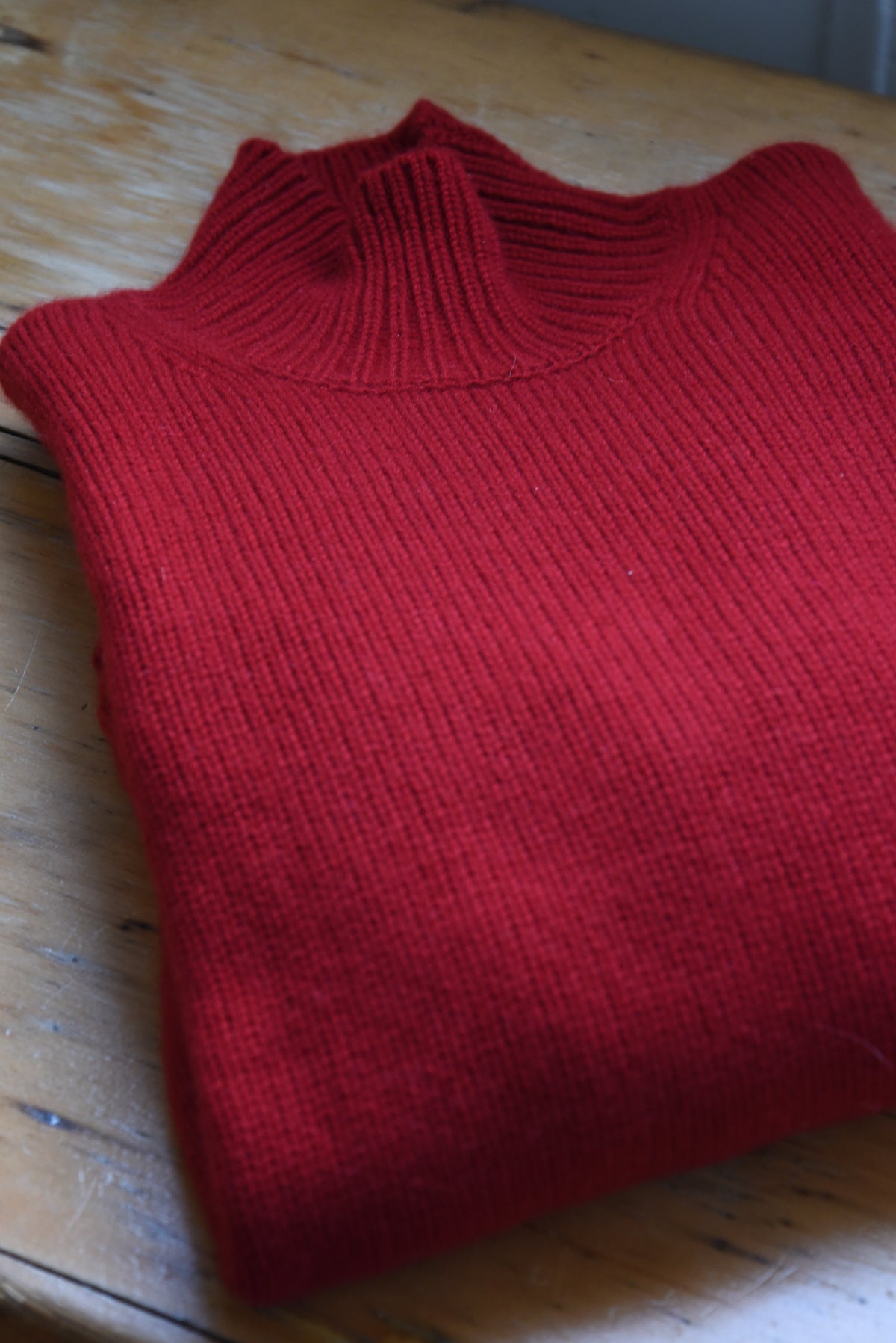 The Cashmere Carmel Sweater // Pomegranate