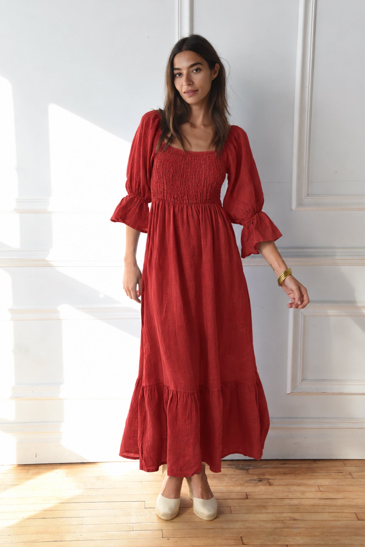 The Deia Dress // Pomegranate
