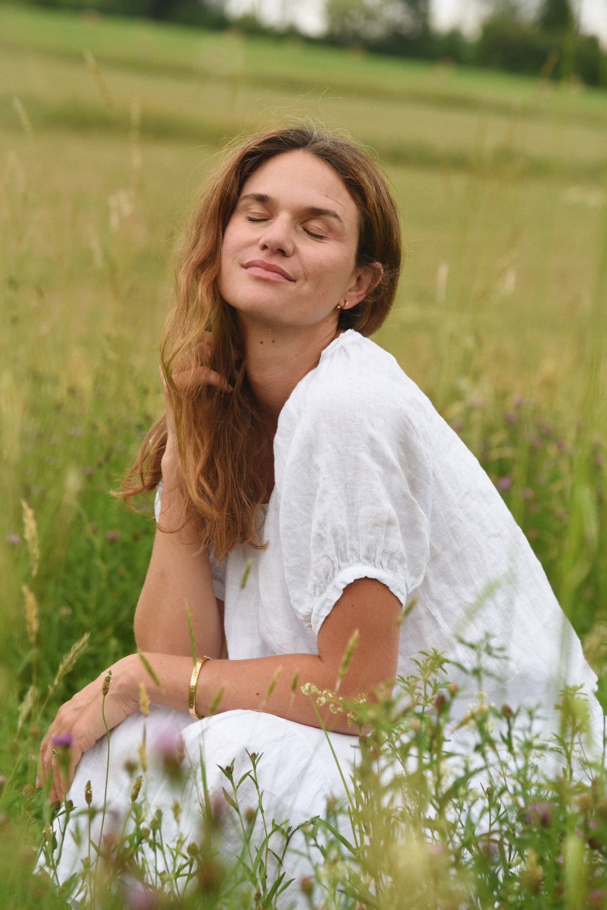 The Jade Blouse // Blanco