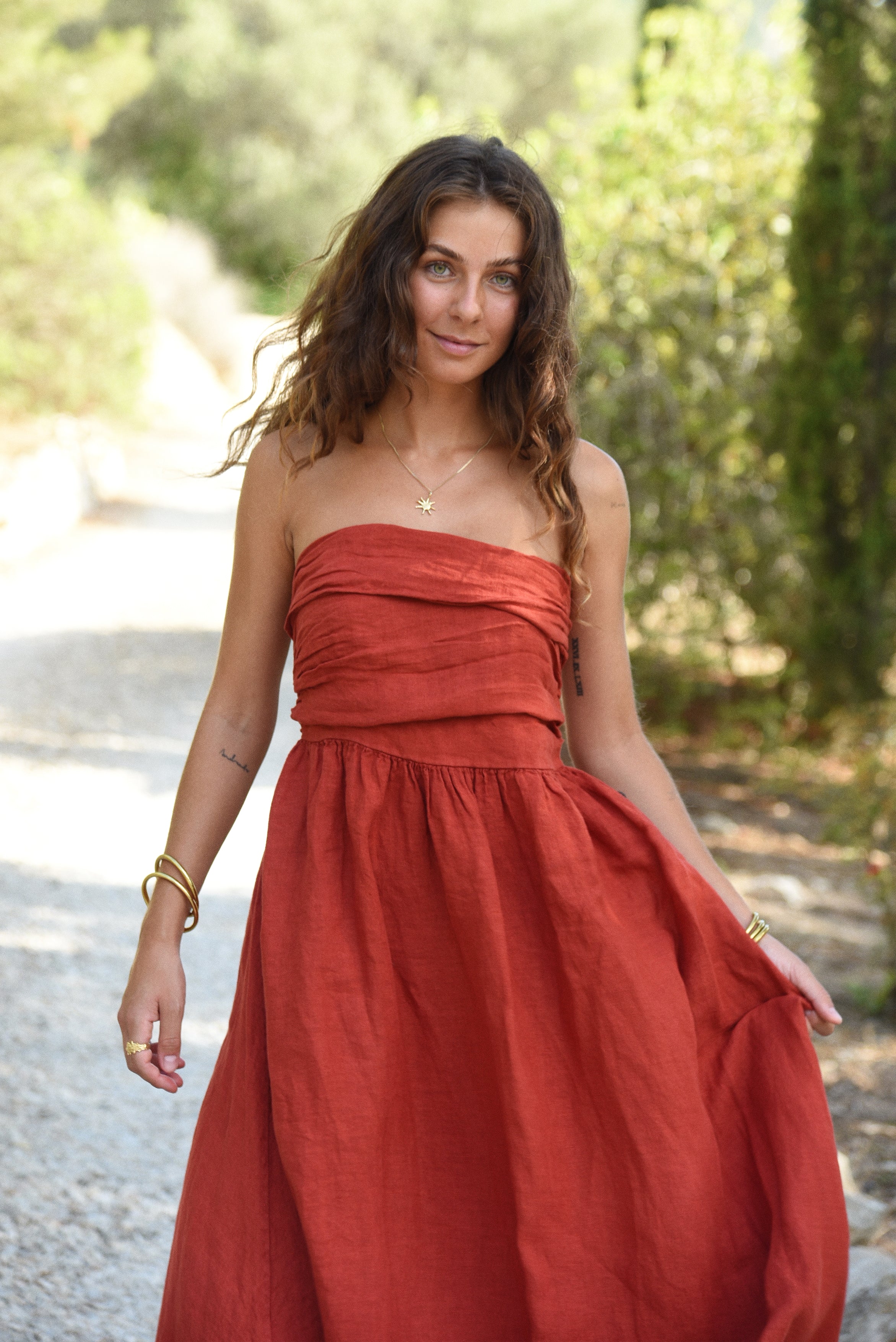 The Lola Dress // Pomegranate