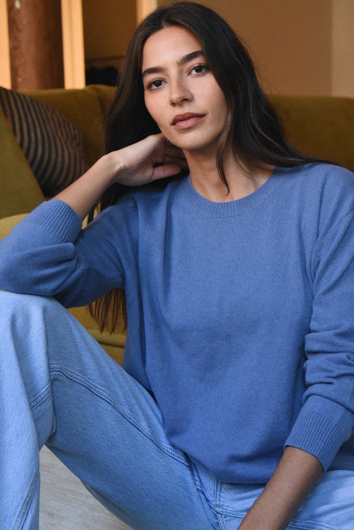 The Cashmere Cove Crew Neck // Jasmin