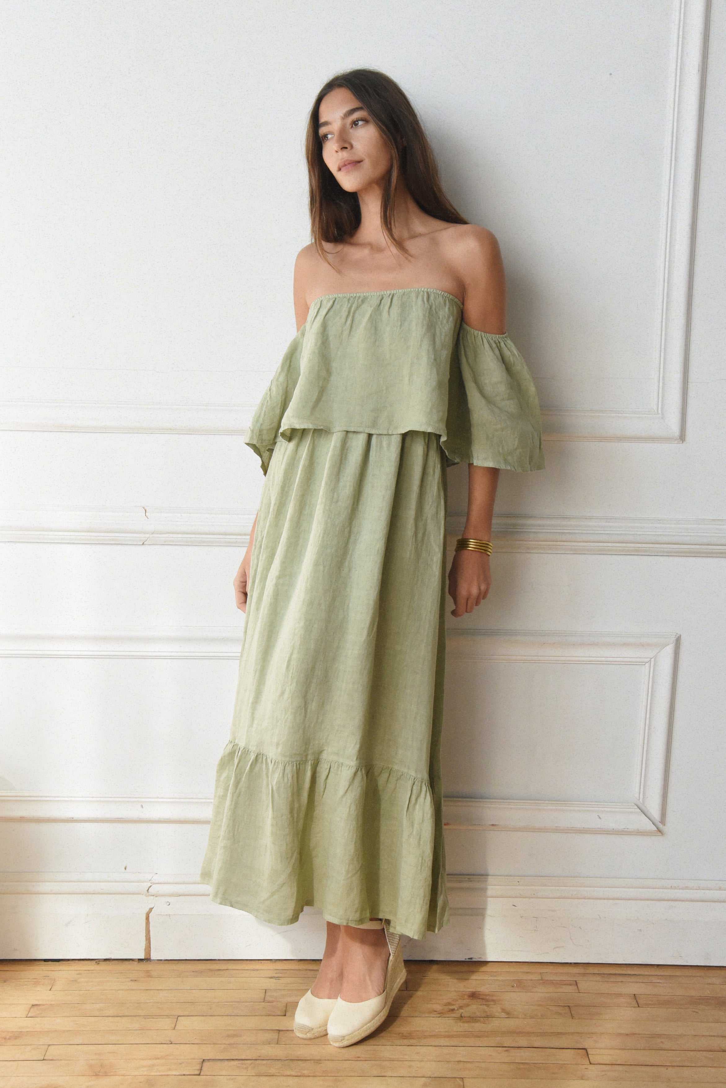 The Baila Dress // Sage