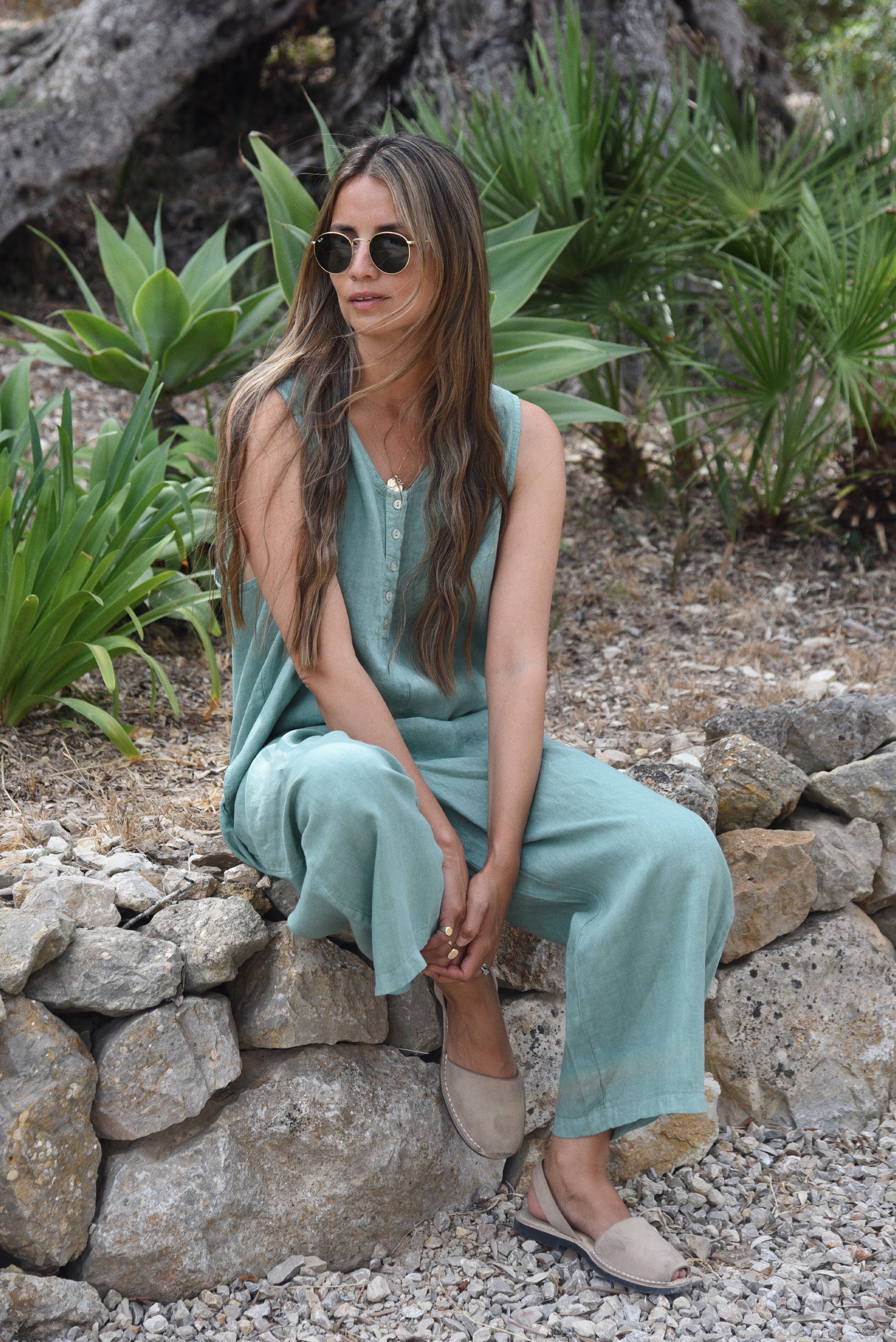 The Poppy Jumpsuit // Lagoon