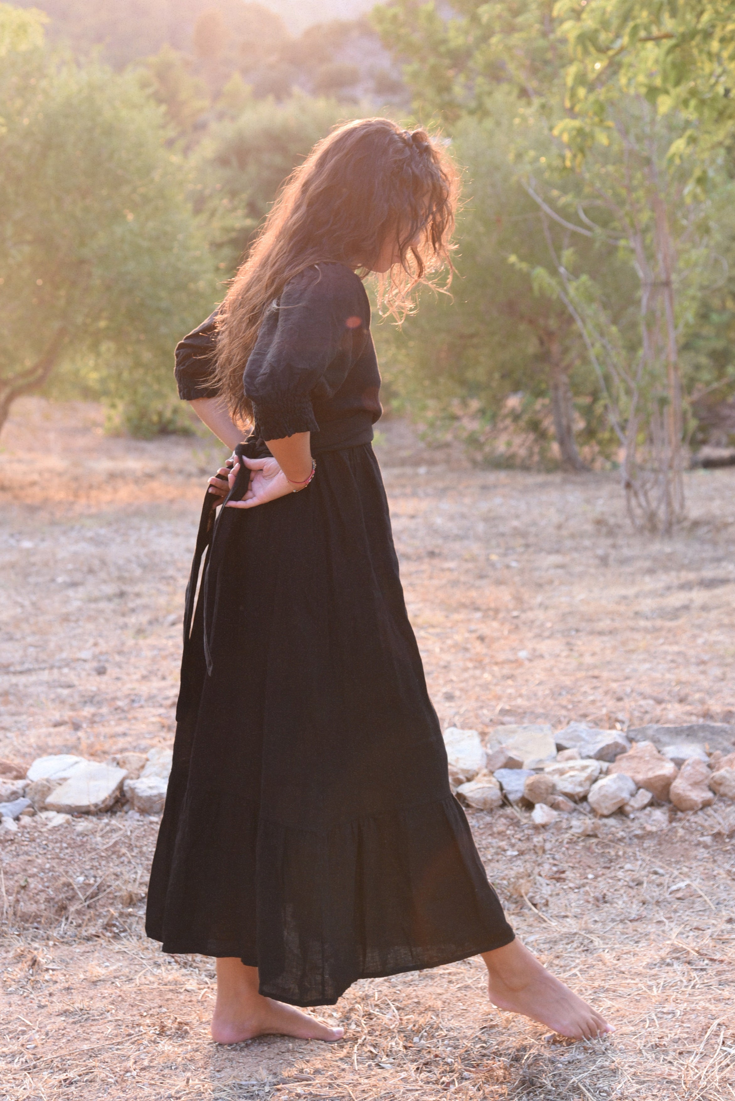 The Savannah Dress // Noir