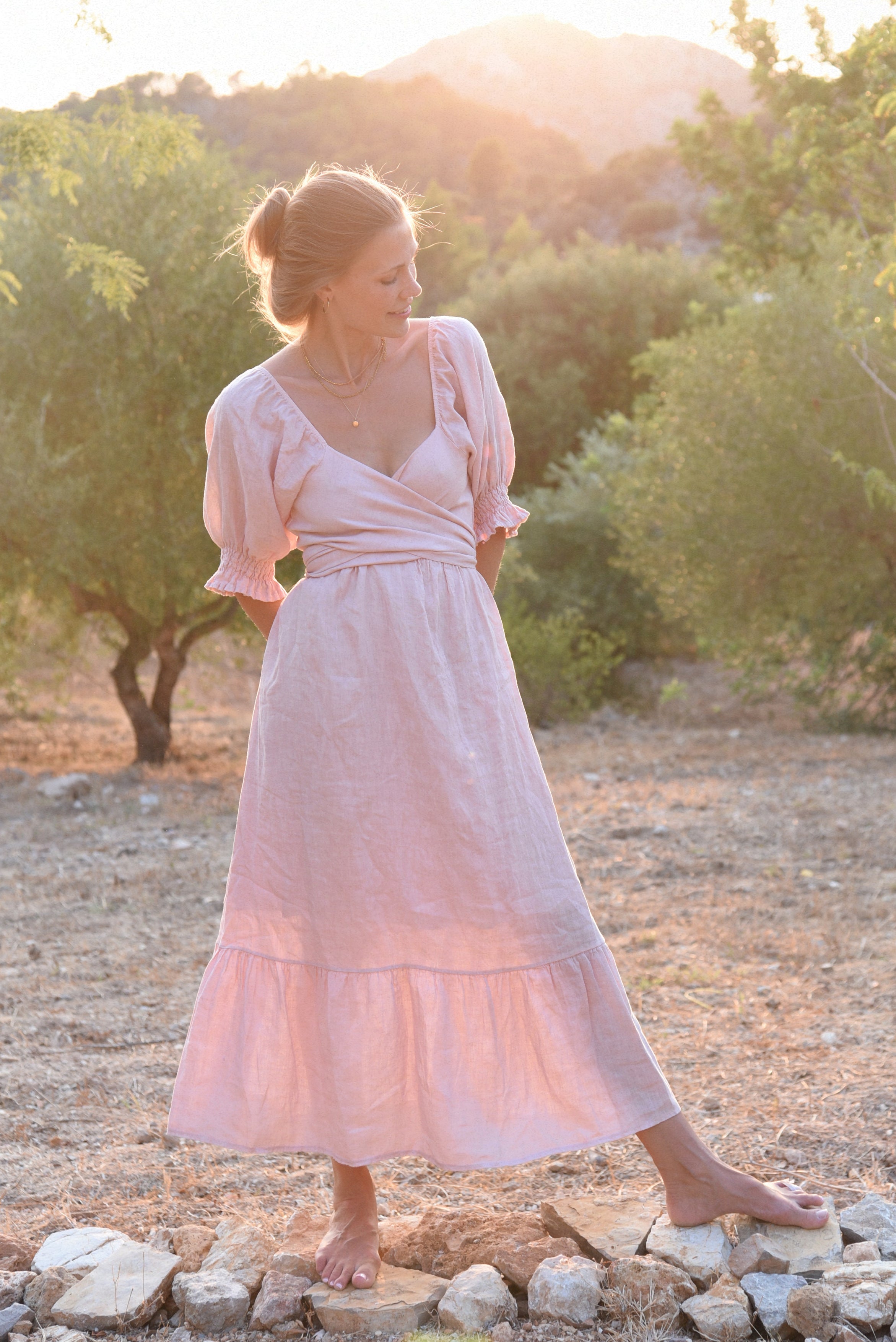The Savannah Dress // Blush