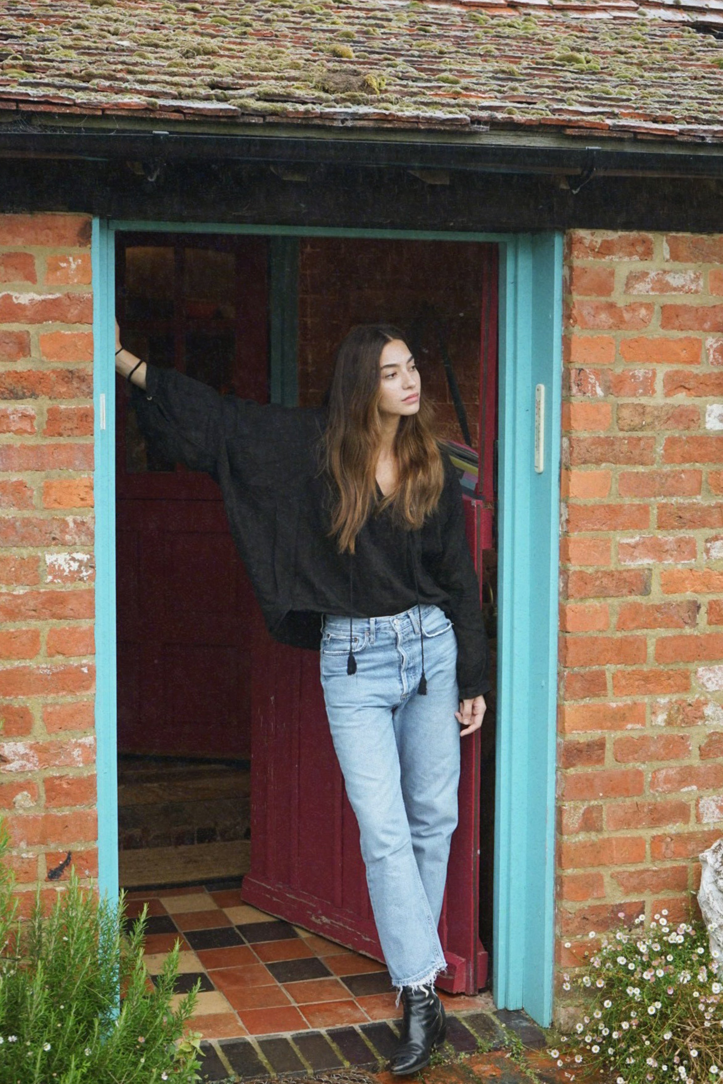 The Meadow Blouse // Noir