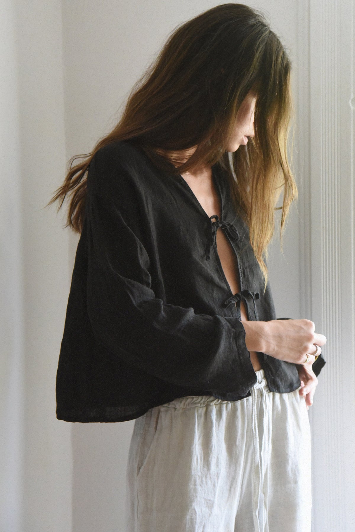 The Amber Blouse // Noir