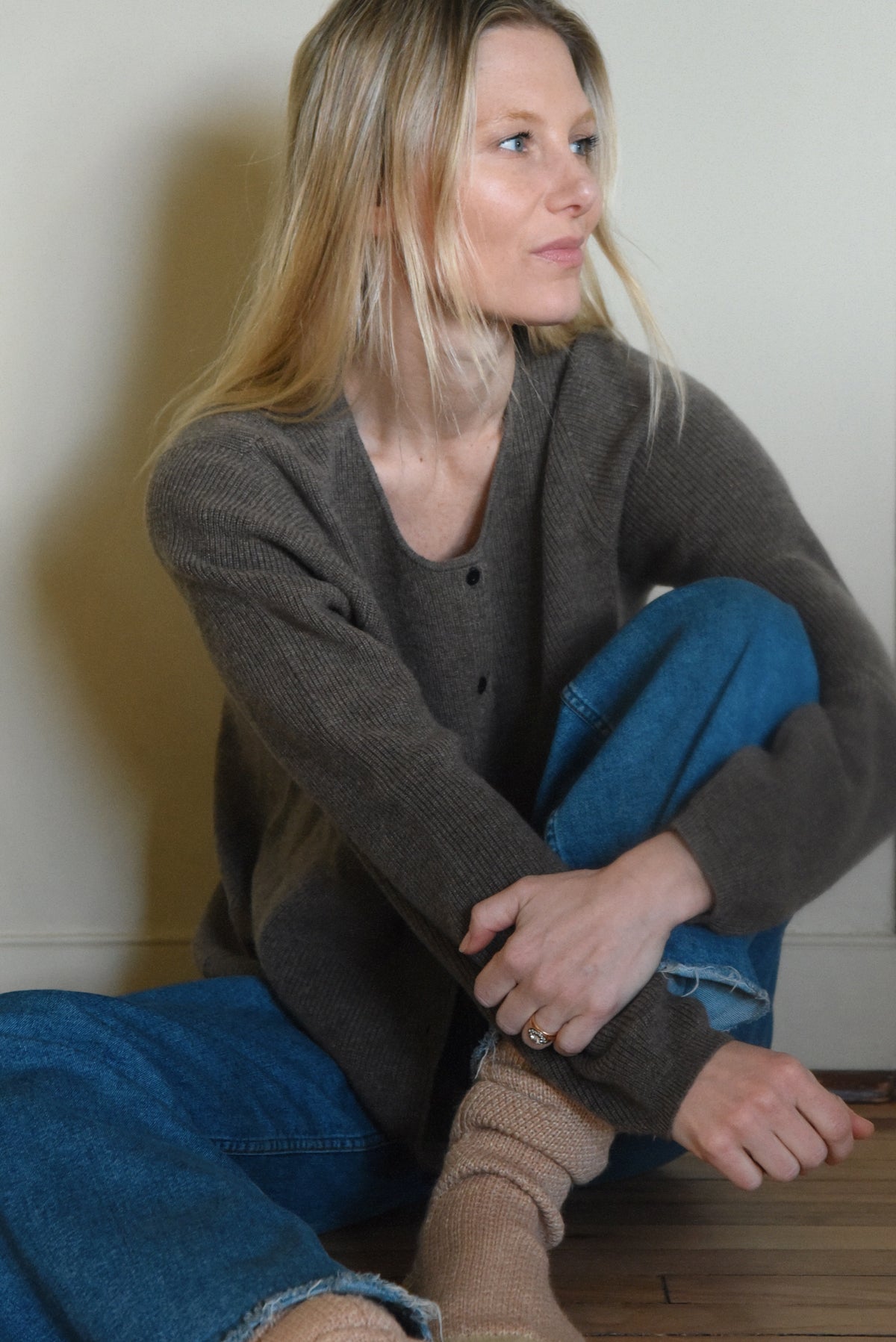 The Cashmere Bianca Top // Cafe