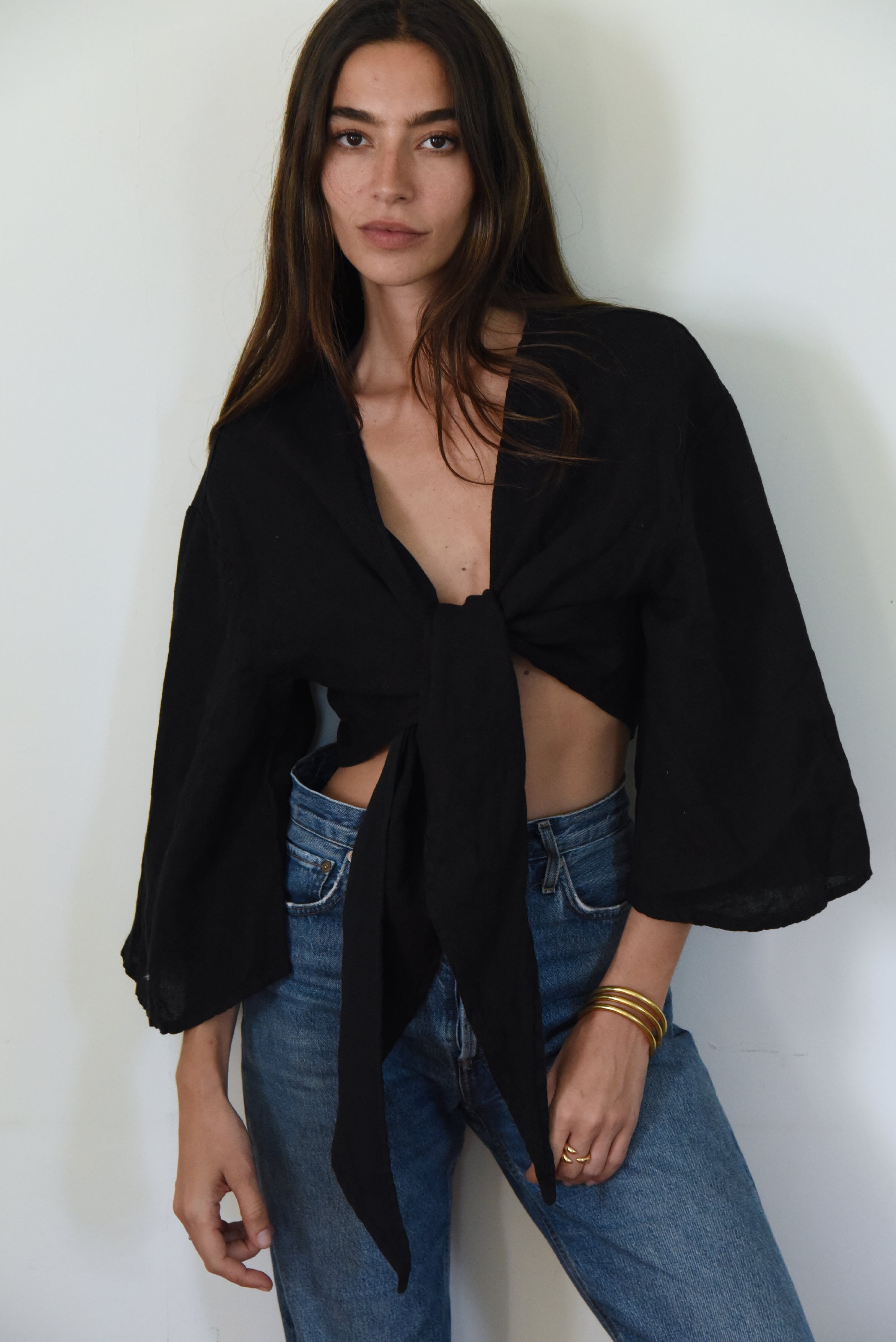 The Faye Blouse // Noir