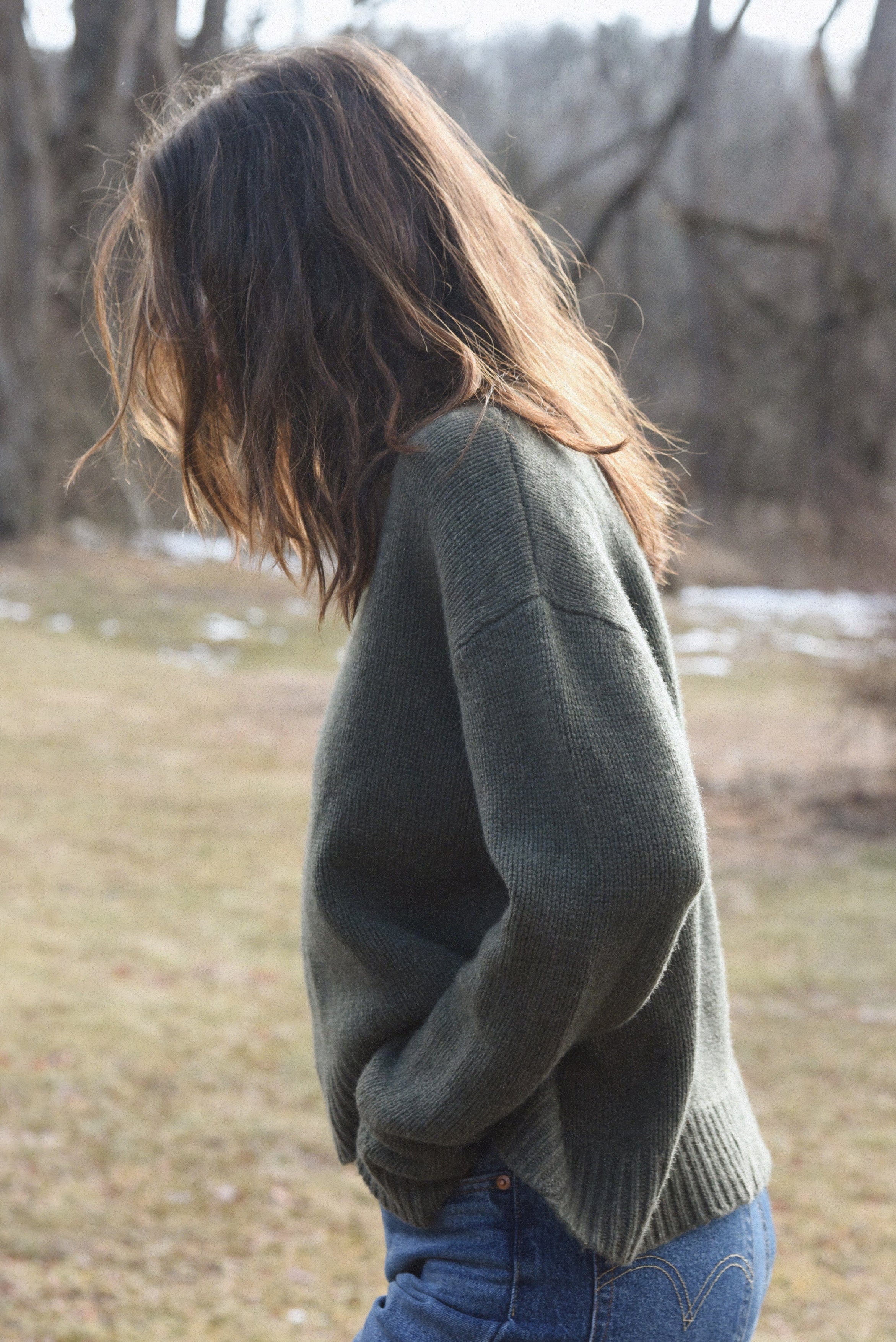 The Cashmere Carmel Sweater // Fern