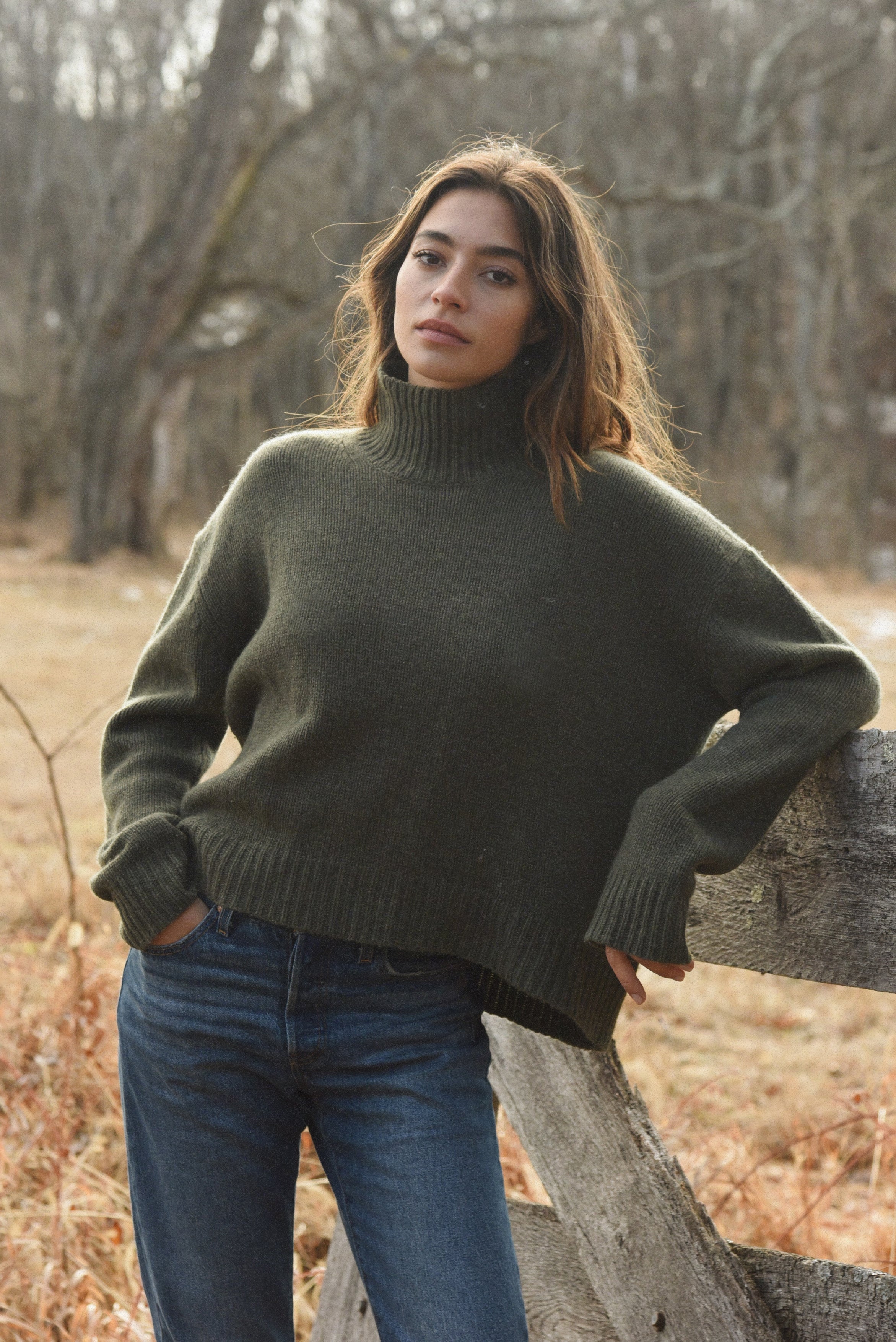 The Cashmere Carmel Sweater // Fern