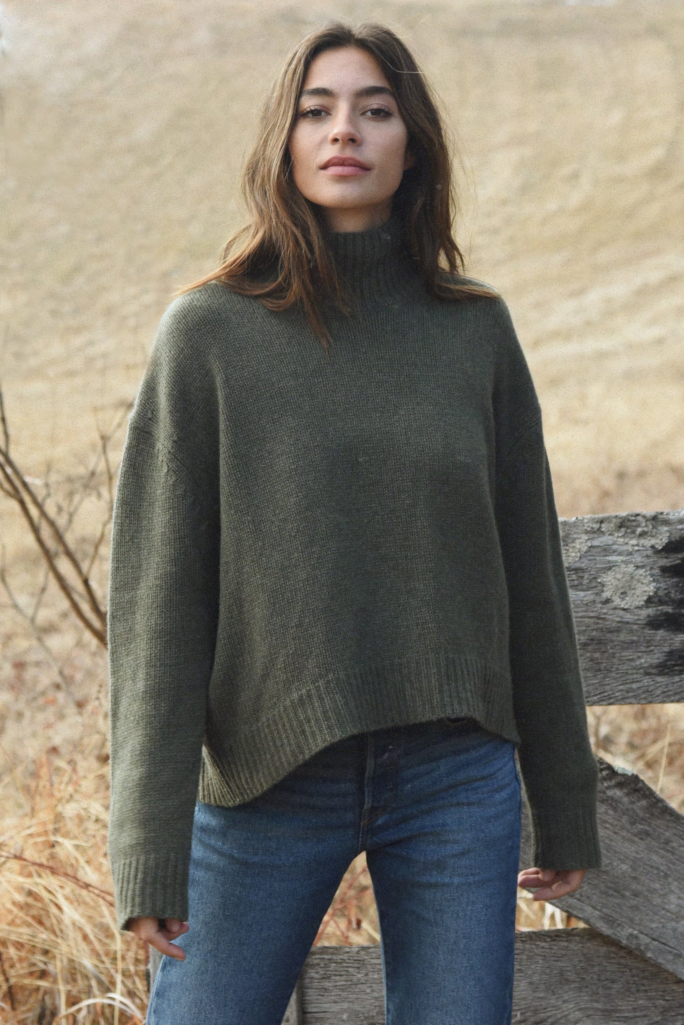 The Cashmere Carmel Sweater // Fern