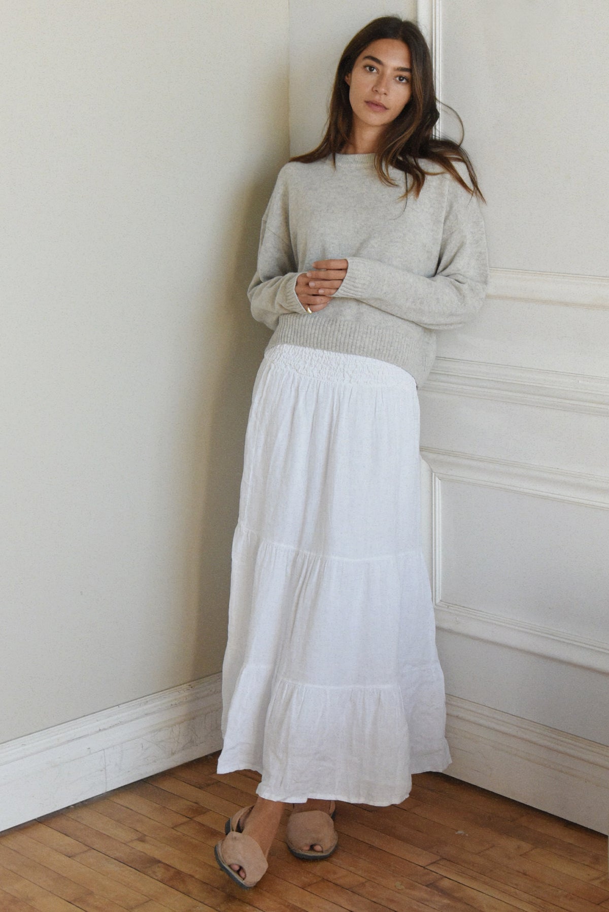 The Florence Skirt // Blanco