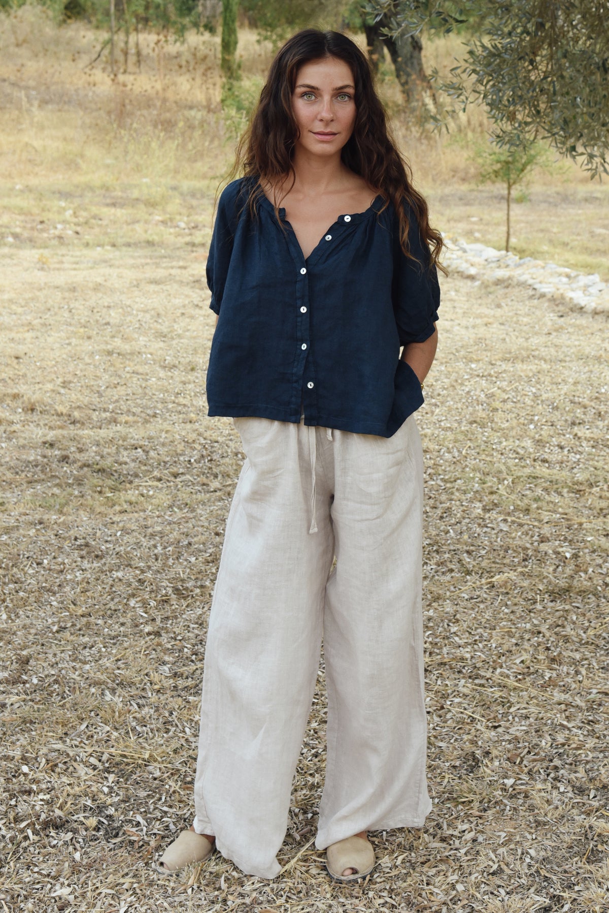 The Jade Blouse // Midnight