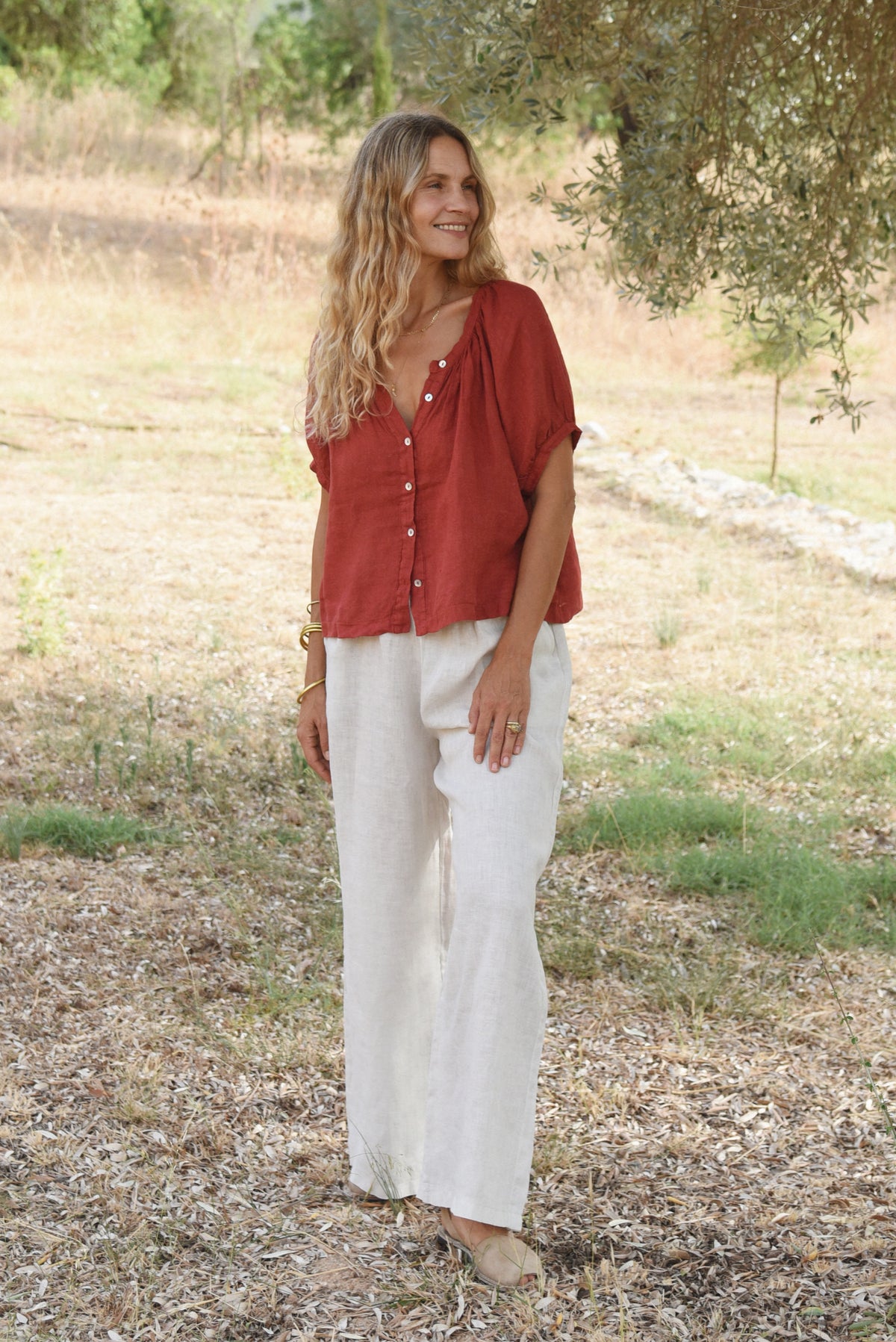 The Jade Blouse // Pomegranate