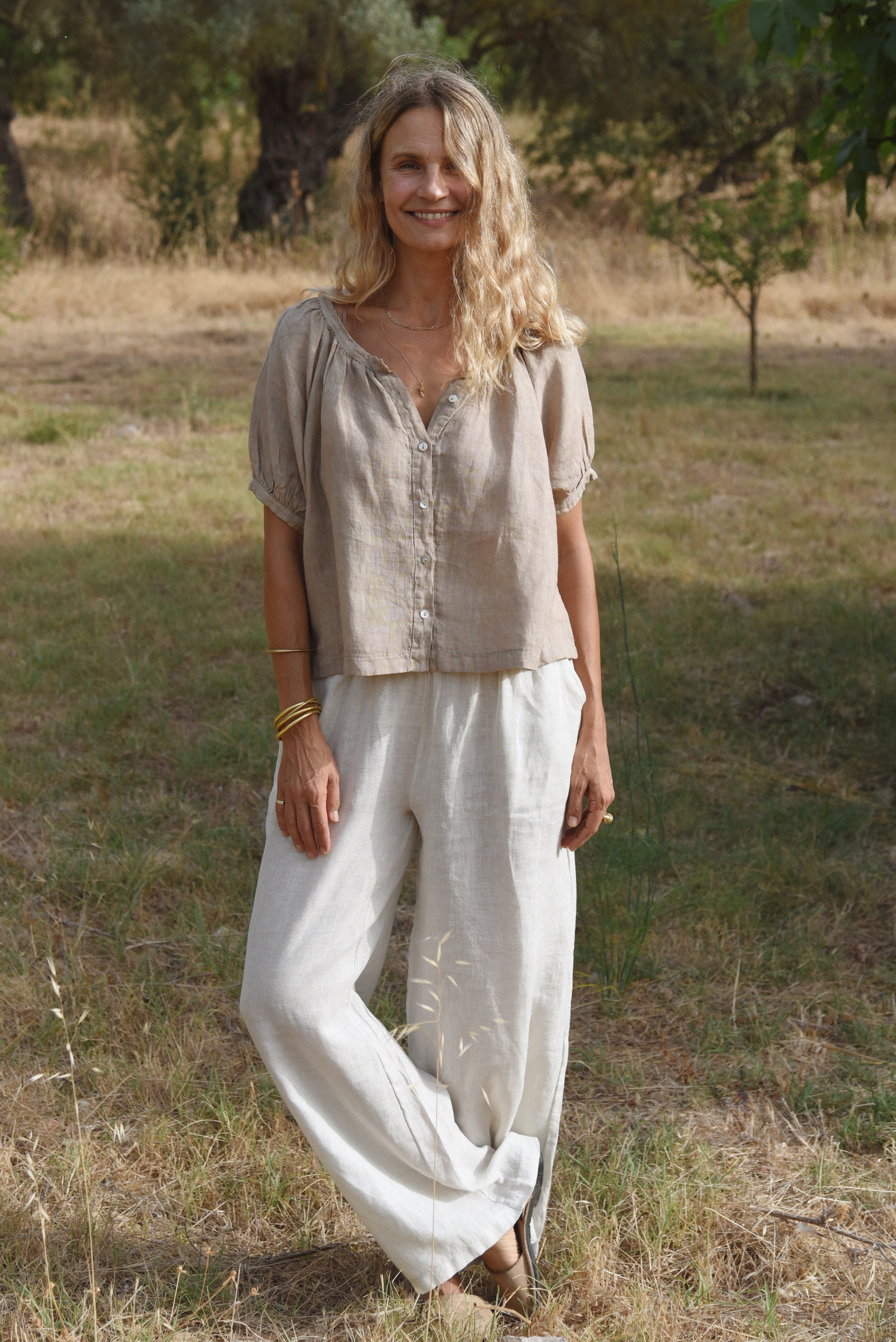 The Jade Blouse // Taupe