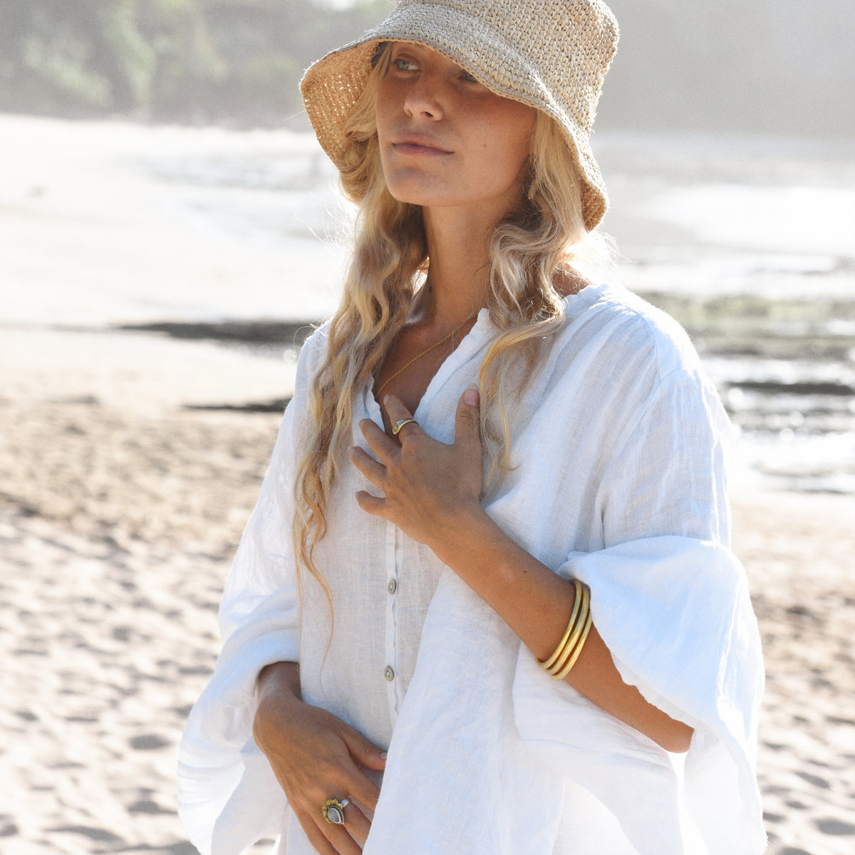 the lily blanco white The Lily Blouse // Blanco